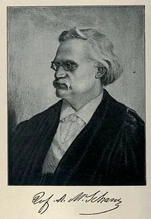 Porträt von Martin Schanz (1842–1914) – Gedenkseite