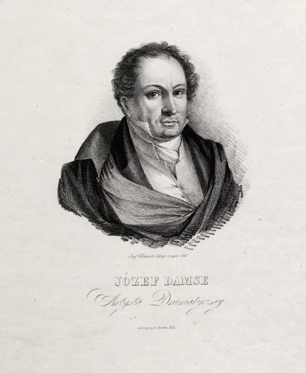 Porträt von Józef Damse (1789–1852) – Gedenkseite