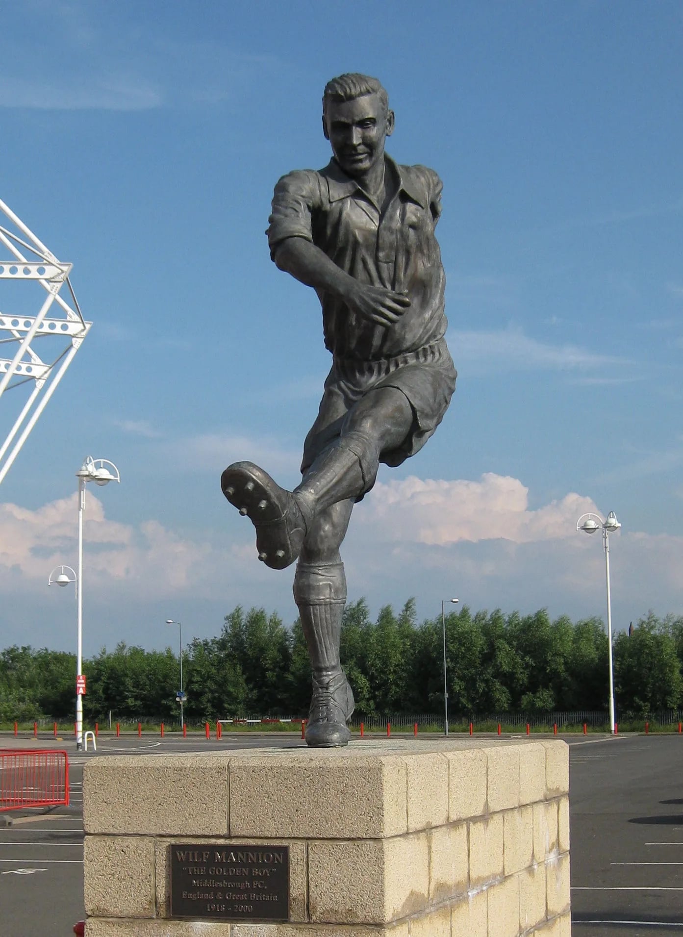 Portrait of Wilf Mannion (1918–2000) – memorial page