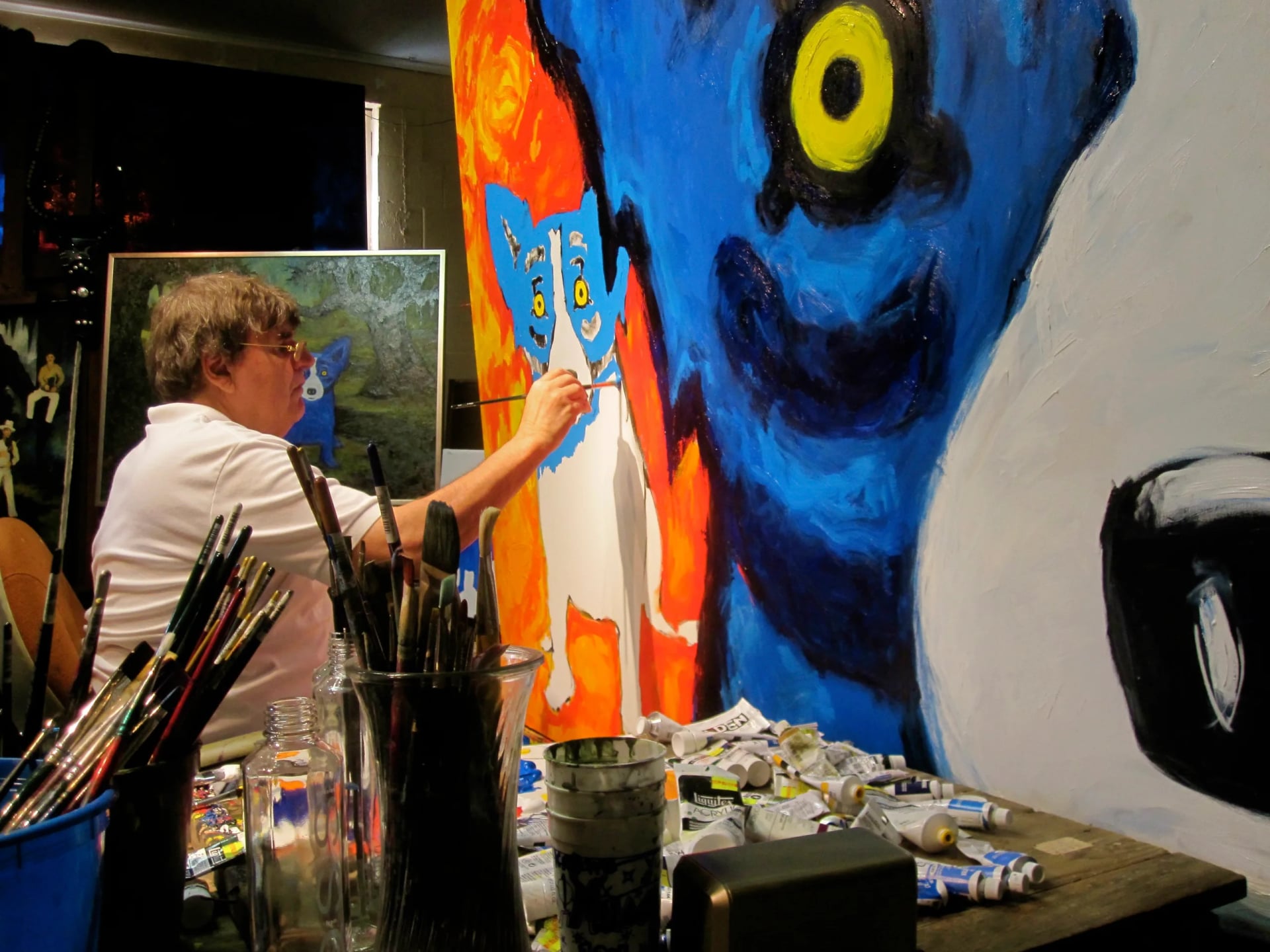 Portrait of George Rodrigue (1944–2013) – memorial page