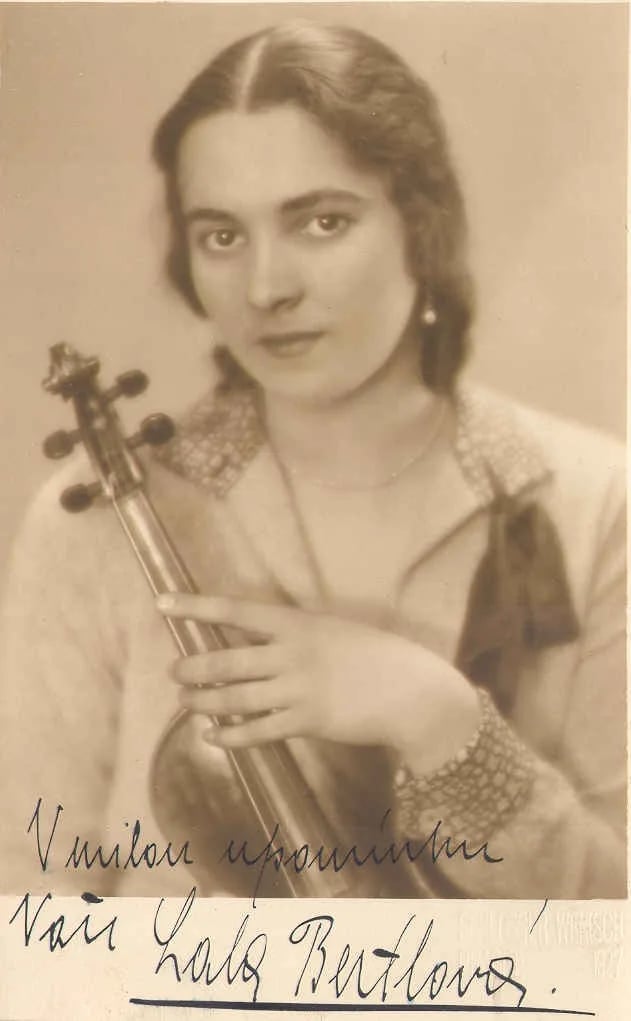 Porträt von Ludmila Bertlová (1914–1961) – Gedenkseite