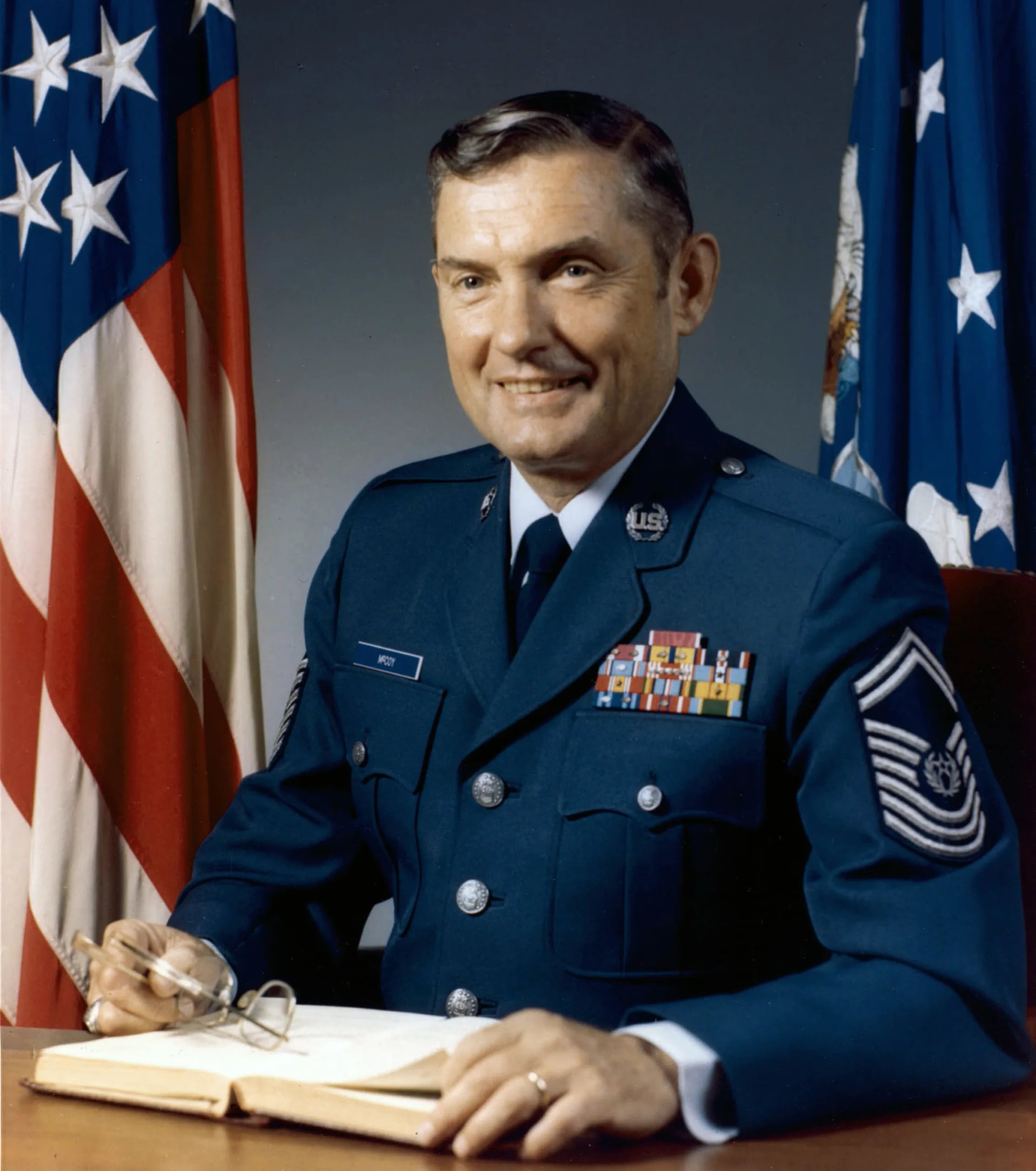 Portrait of James M. McCoy (1930–2022) – memorial page