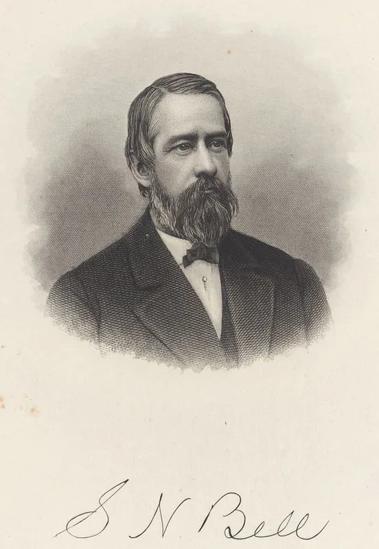 Porträt von Samuel Newell Bell (1829–1889) – Gedenkseite