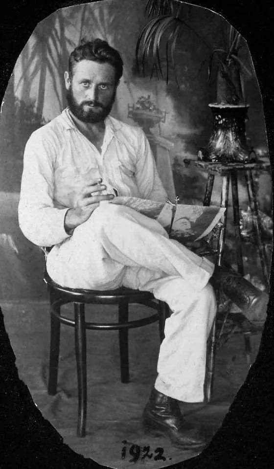Portrait of Frans Blom (1893–1963) – memorial page