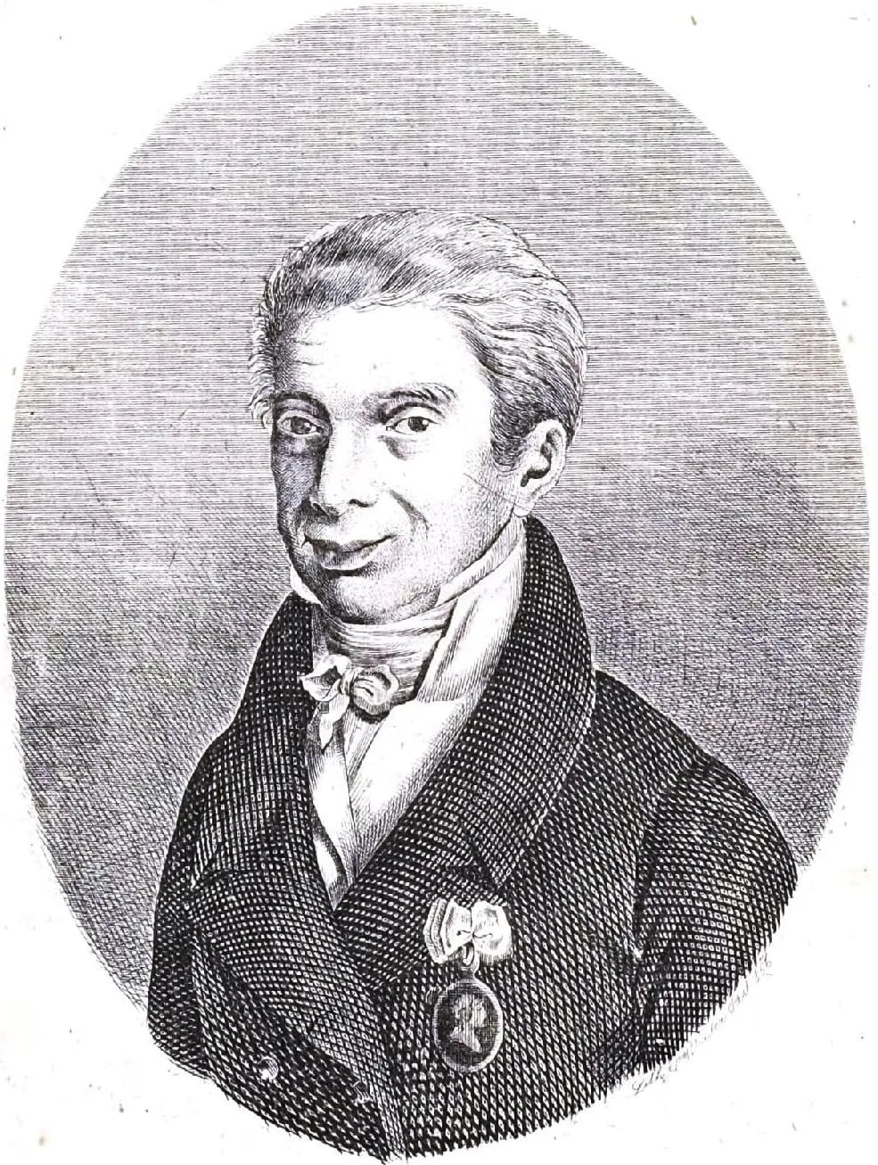 Porträt von József Manes Österreicher (1756–1831) – Gedenkseite