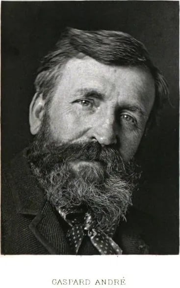Porträt von Gaspard André (1840–1896) – Gedenkseite