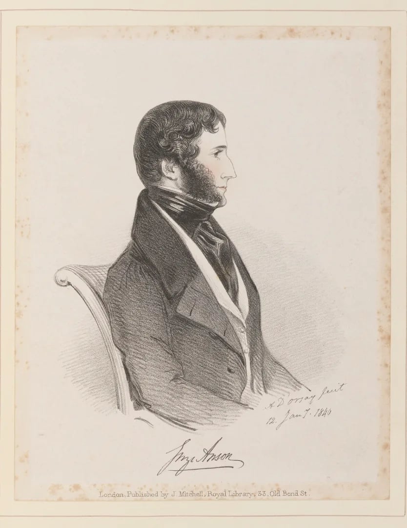 Porträt von George Anson (1797–1857) – Gedenkseite
