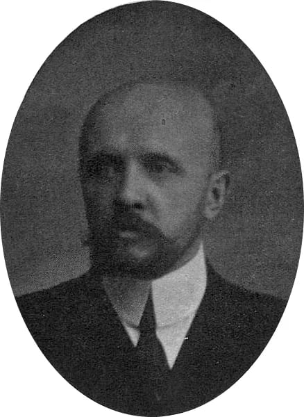 Porträt von Wladimir Alexejewitsch Mussin-Puschkin (1868–1918) – Gedenkseite