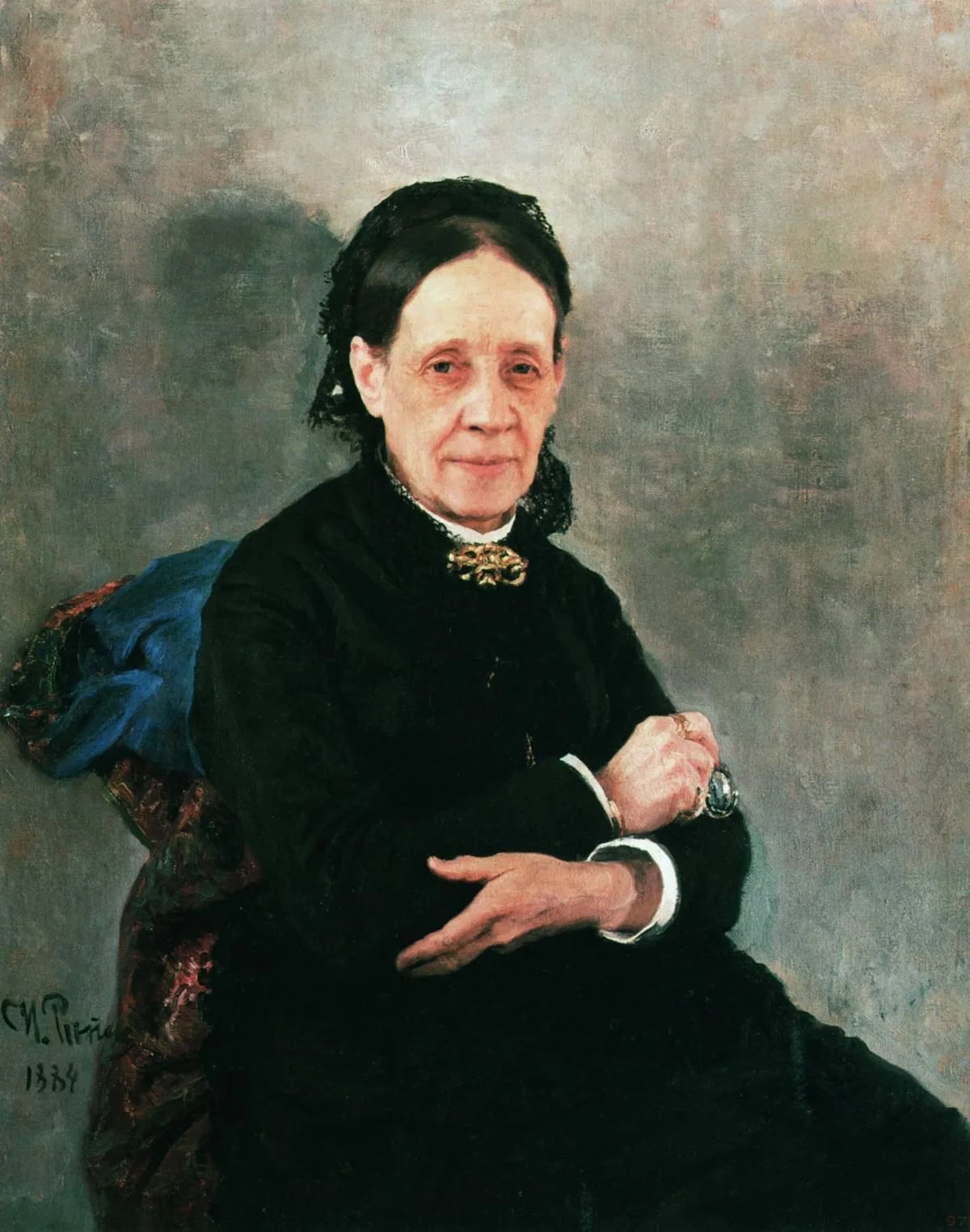 Porträt von Nadeschda Wassiljewna Stassowa (1822–1895) – Gedenkseite