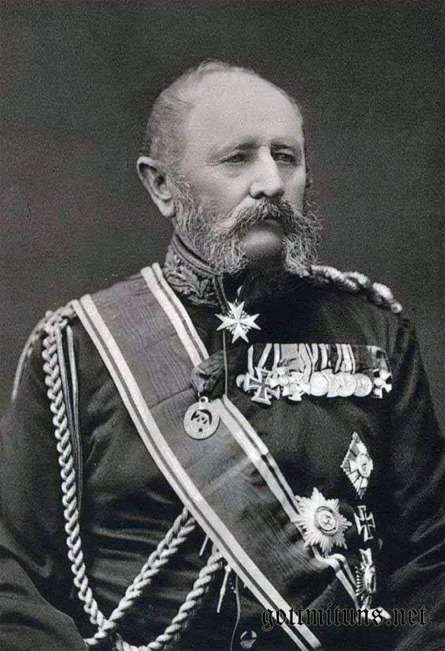 Porträt von Helmuth von Gordon (1811–1889) – Gedenkseite