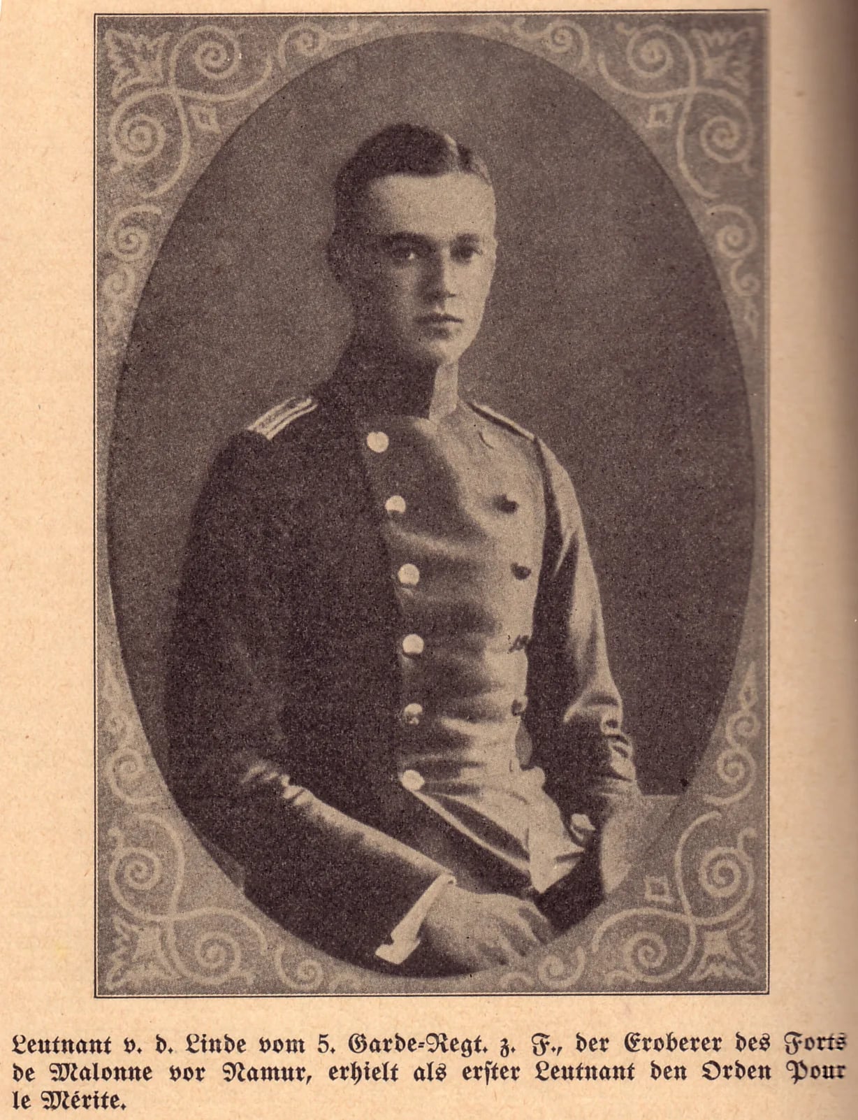Porträt von Otto von der Linde (1892–1984) – Gedenkseite