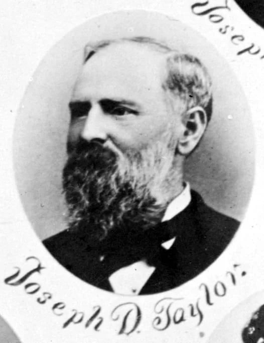 Porträt von Joseph D. Taylor (1830–1899) – Gedenkseite