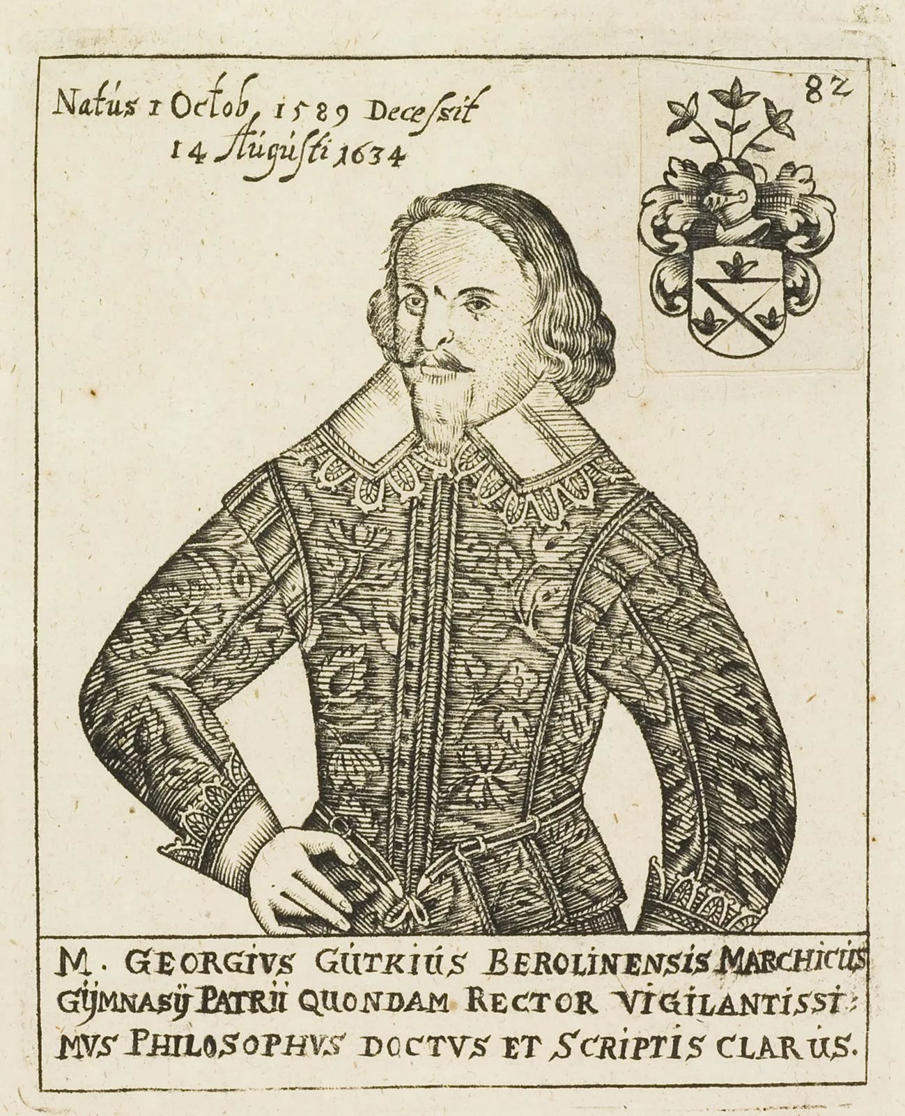 Portrait of Georg Gutke (1589–1634) – memorial page
