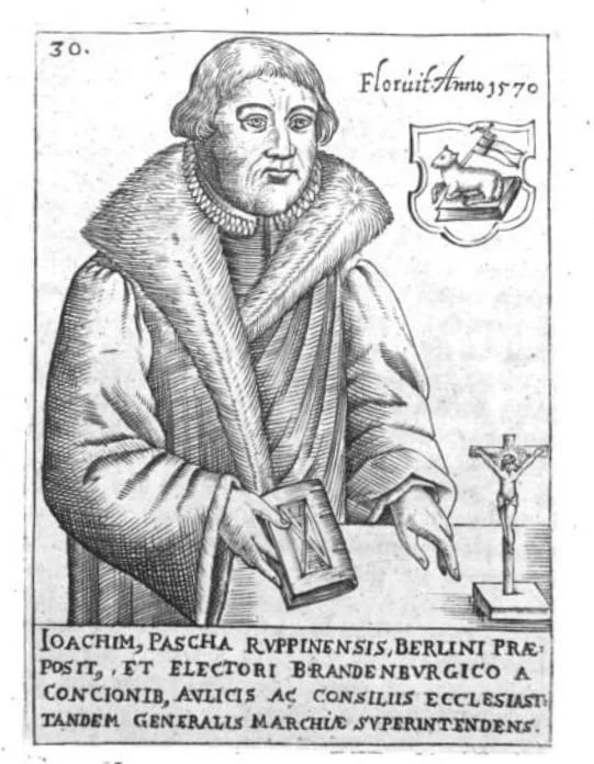 Portrait of Joachim Pasche (1527–1578) – memorial page