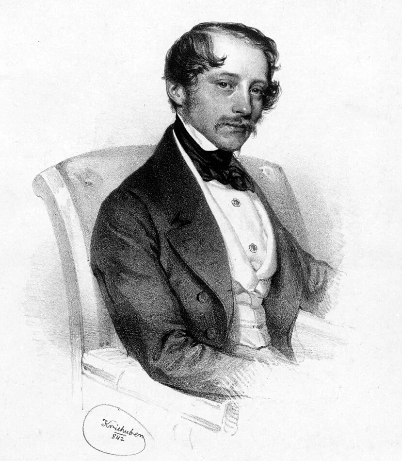 Porträt von Otto Nicolai (1810–1849) – Gedenkseite