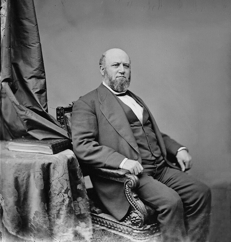 Porträt von Peter W. Strader (1818–1881) – Gedenkseite