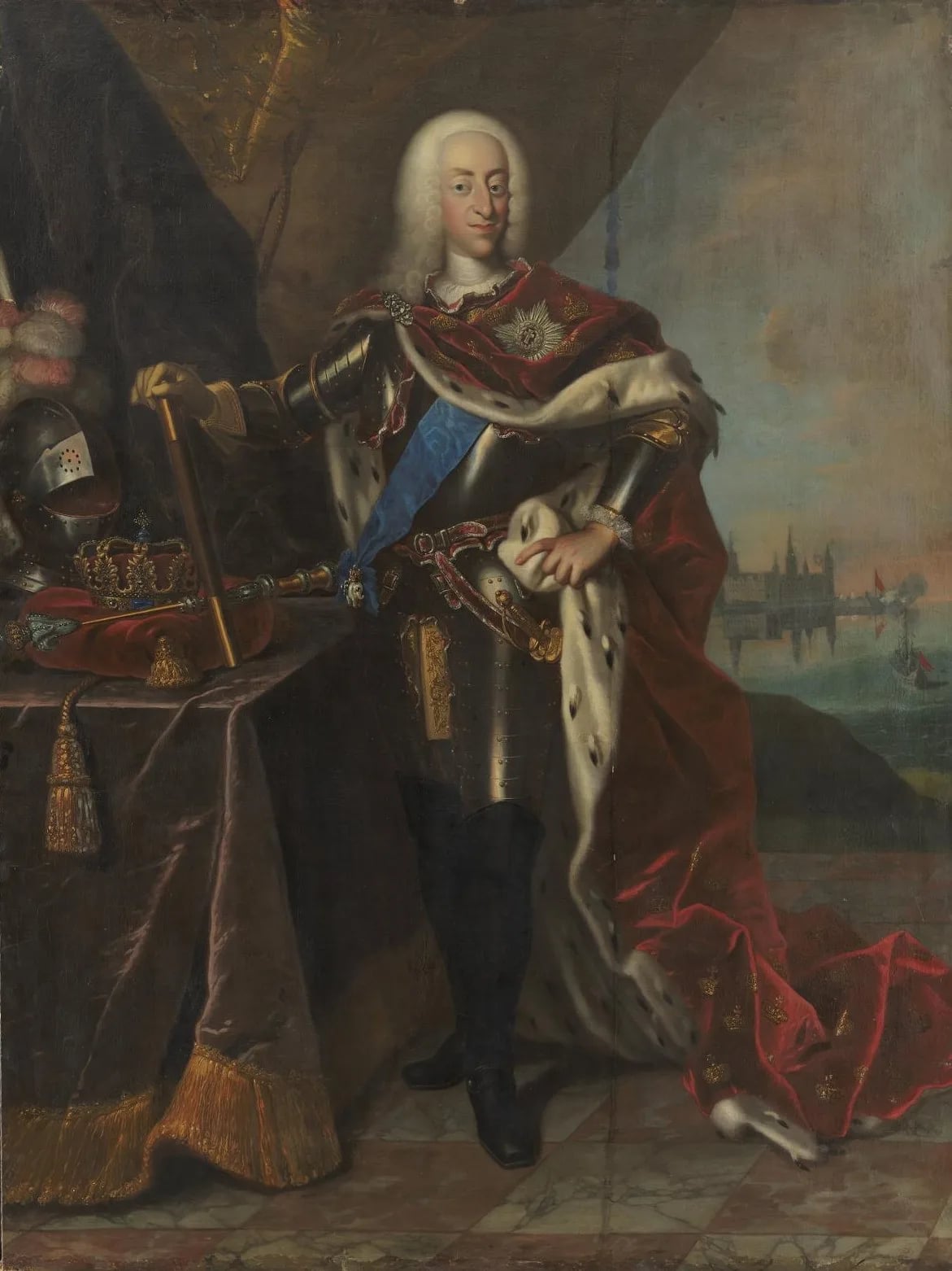 Porträt von Christian VI. (1699–1746) – Gedenkseite