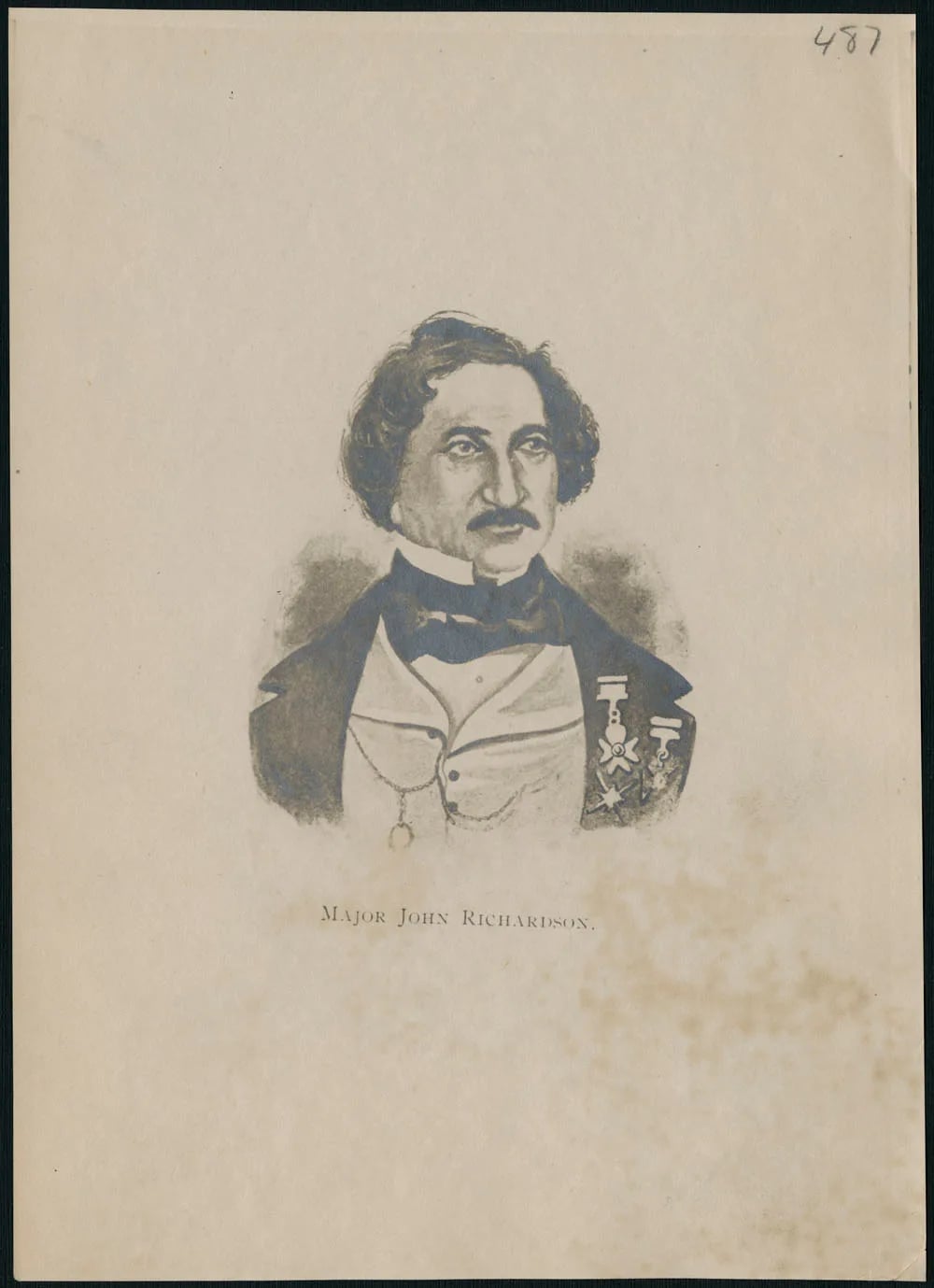 Portrait of John Richardson (1796–1852) – memorial page