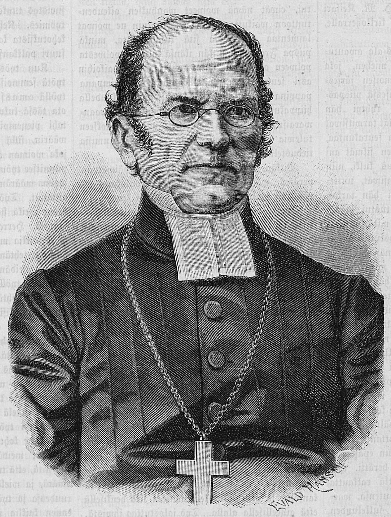 Portrait of Robert Frosterus (1795–1884) – memorial page