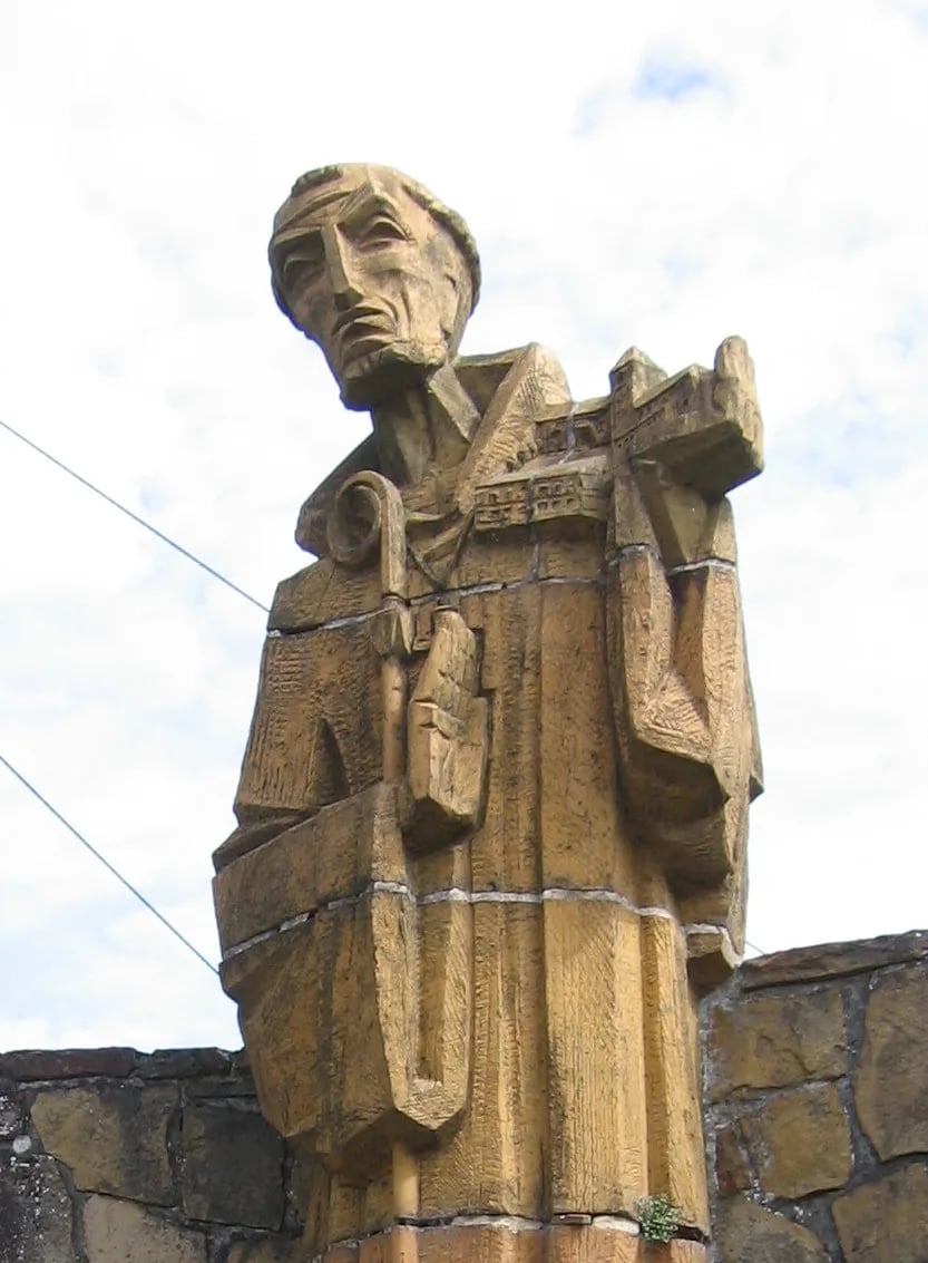 Porträt von Gérard de Brogne (885–959) – Gedenkseite