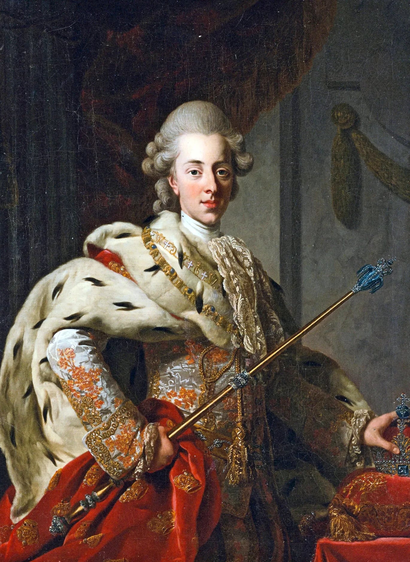 Porträt von Christian VII. (1749–1808) – Gedenkseite
