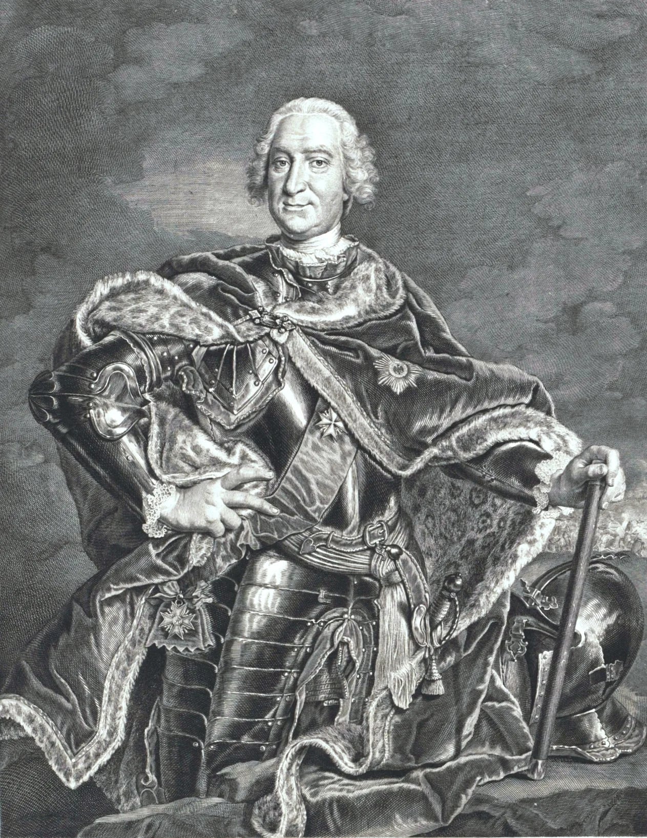 Porträt von Hans Heinrich von Katte (1681–1741) – Gedenkseite