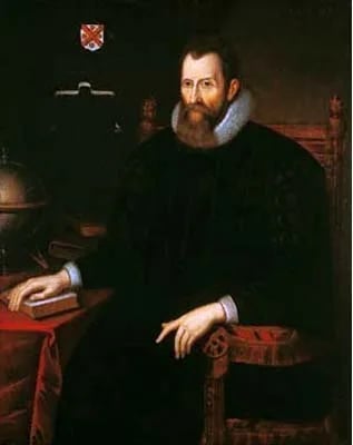Porträt von John Napier (1550–1617) – Gedenkseite