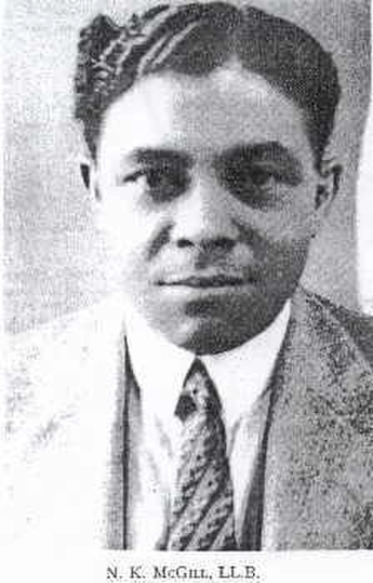 Portrait of Nathan K. McGill (1888–1946) – memorial page