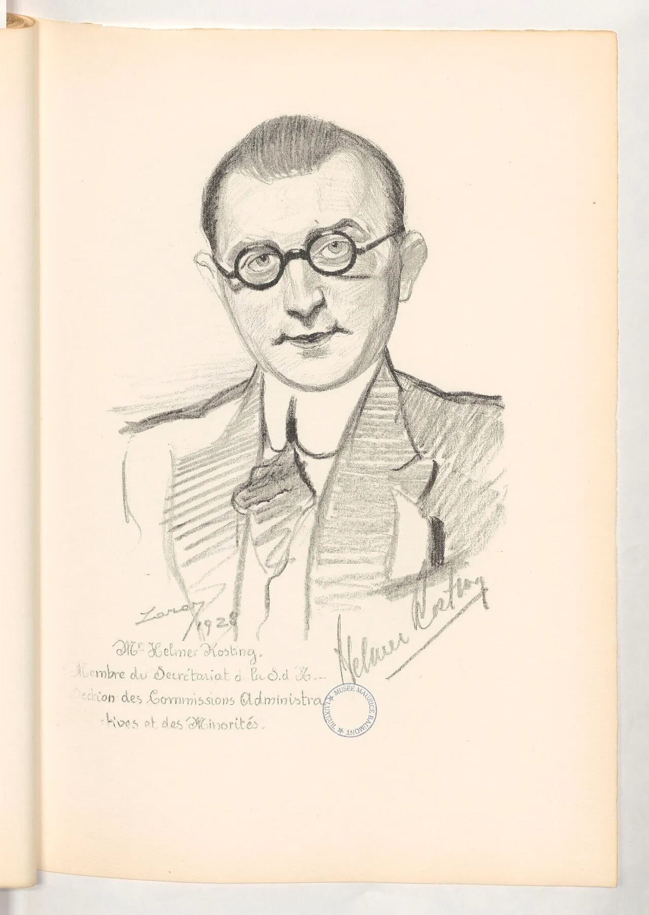Portrait of Helmer Rosting (1893–1945) – memorial page