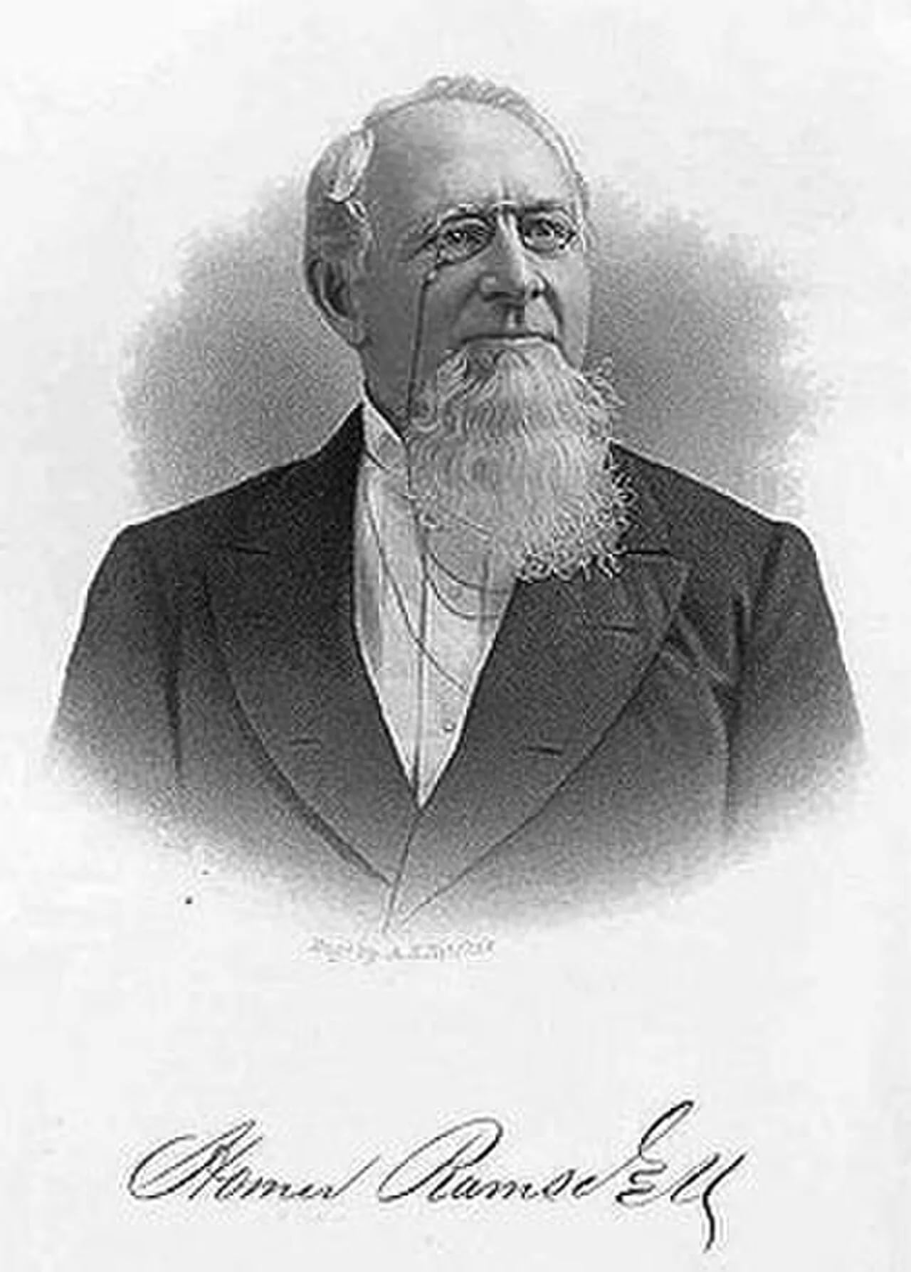 Porträt von Homer Ramsdell (1810–1894) – Gedenkseite