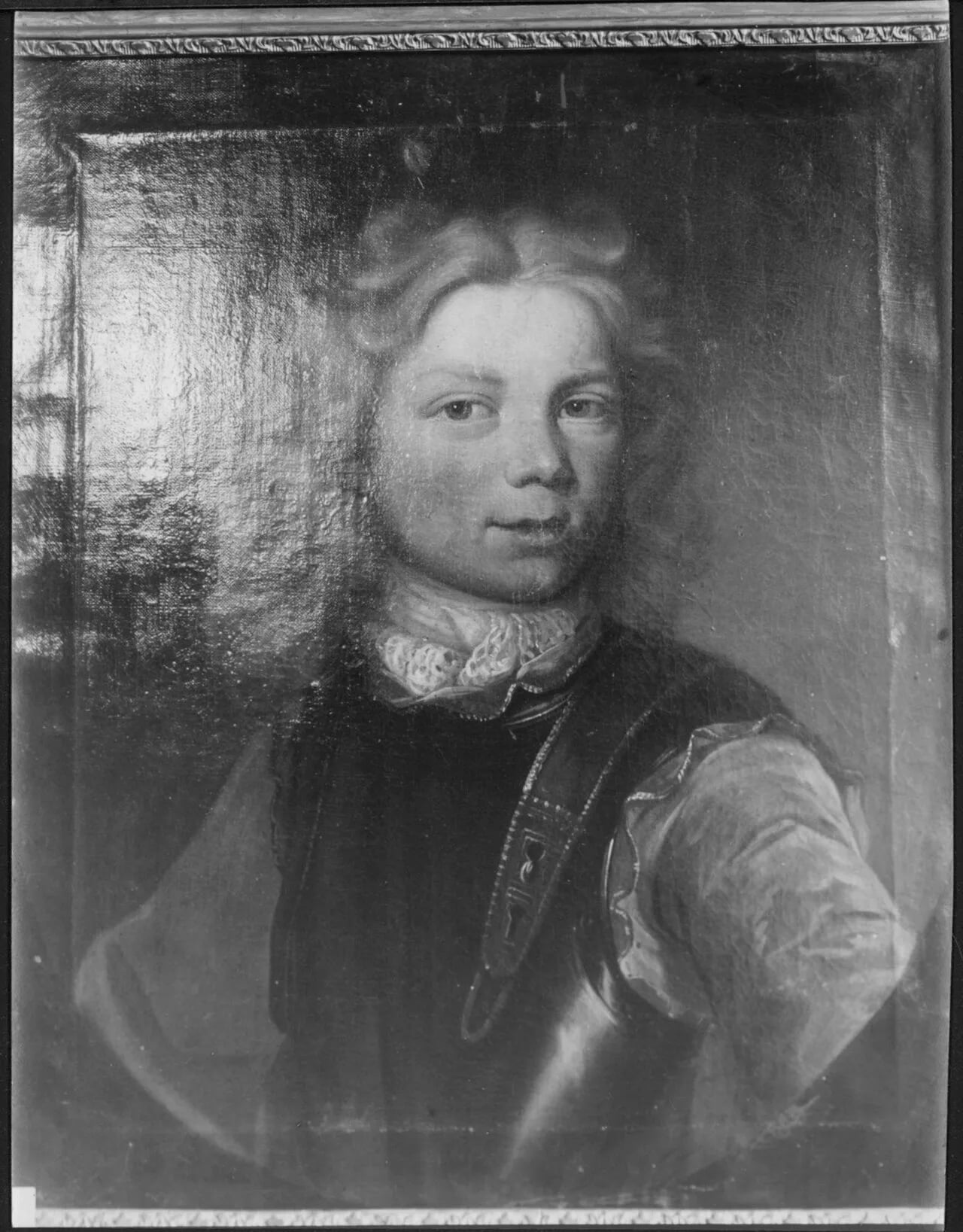 Porträt von Christian Gustav Wedel Jarlsberg (1692–1712) – Gedenkseite
