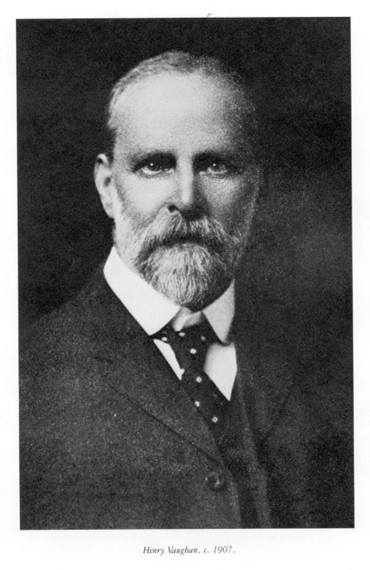 Portrait of Henry Vaughan (1845–1917) – memorial page