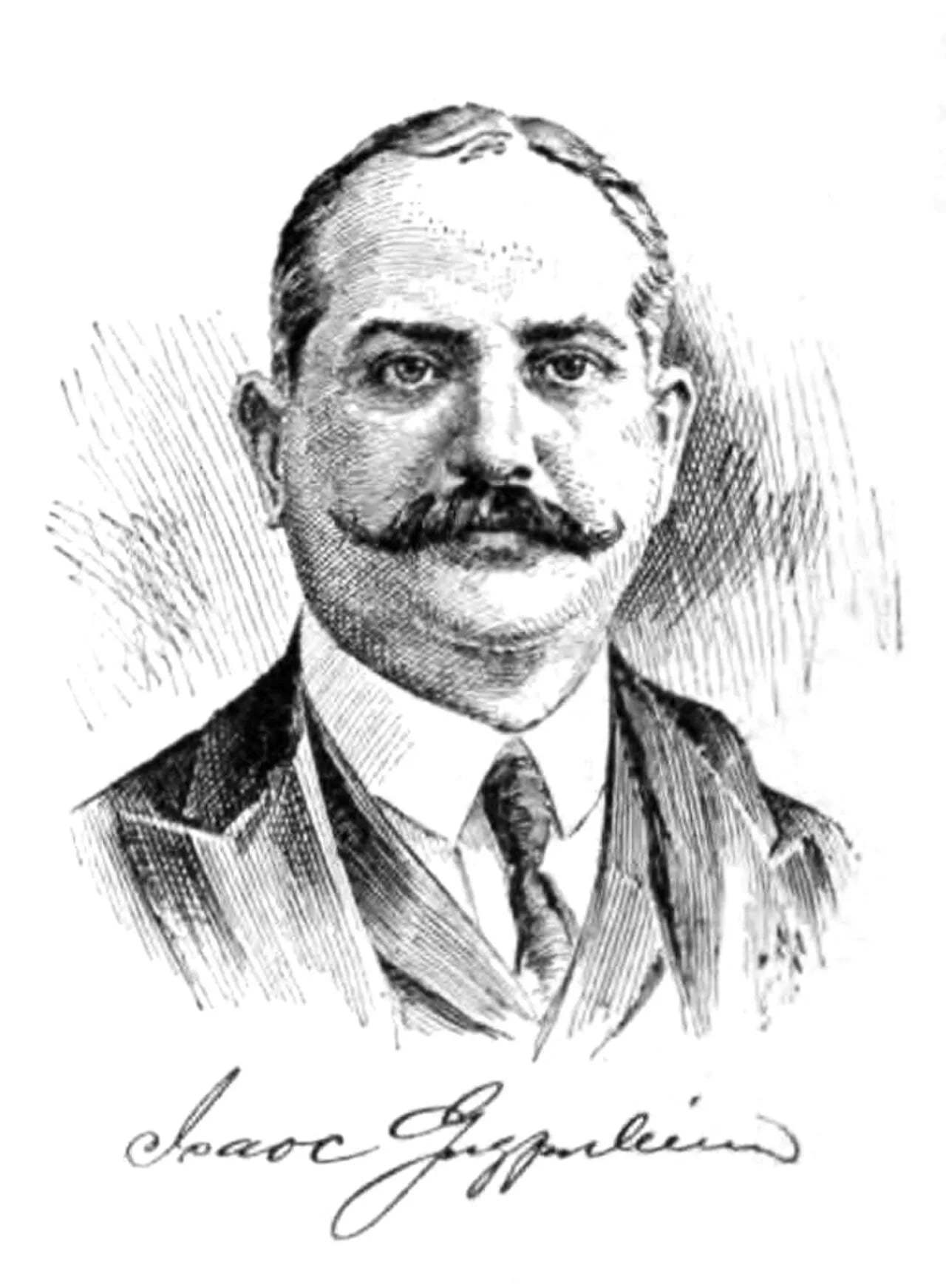 Porträt von Isaac Guggenheim (1854–1922) – Gedenkseite