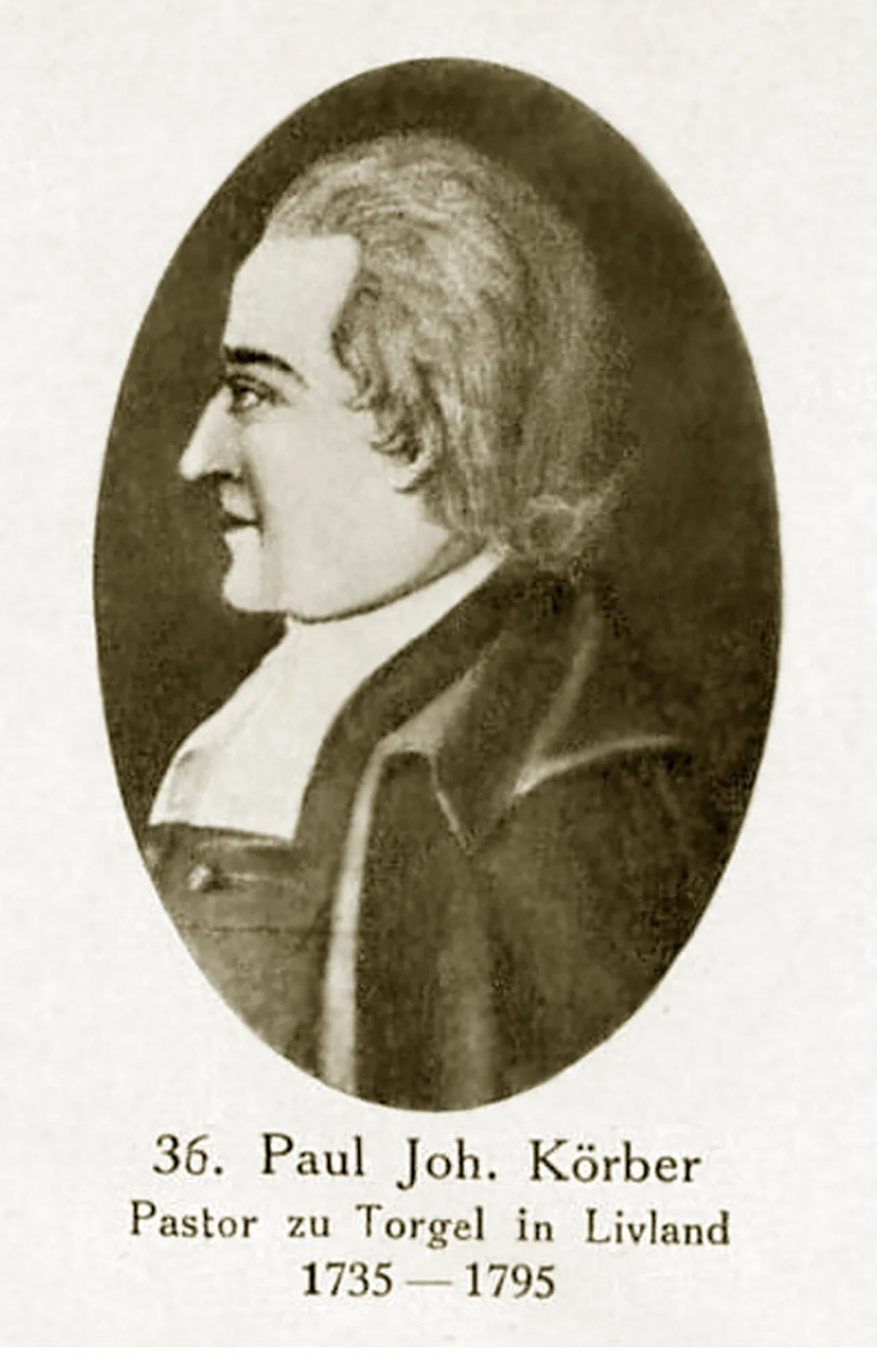 Portrait of Paul Johann Körber (1735–1795) – memorial page