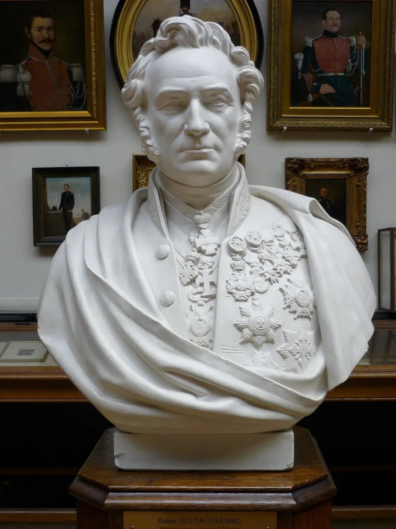 Porträt von Louis Joseph Seutin (1793–1862) – Gedenkseite