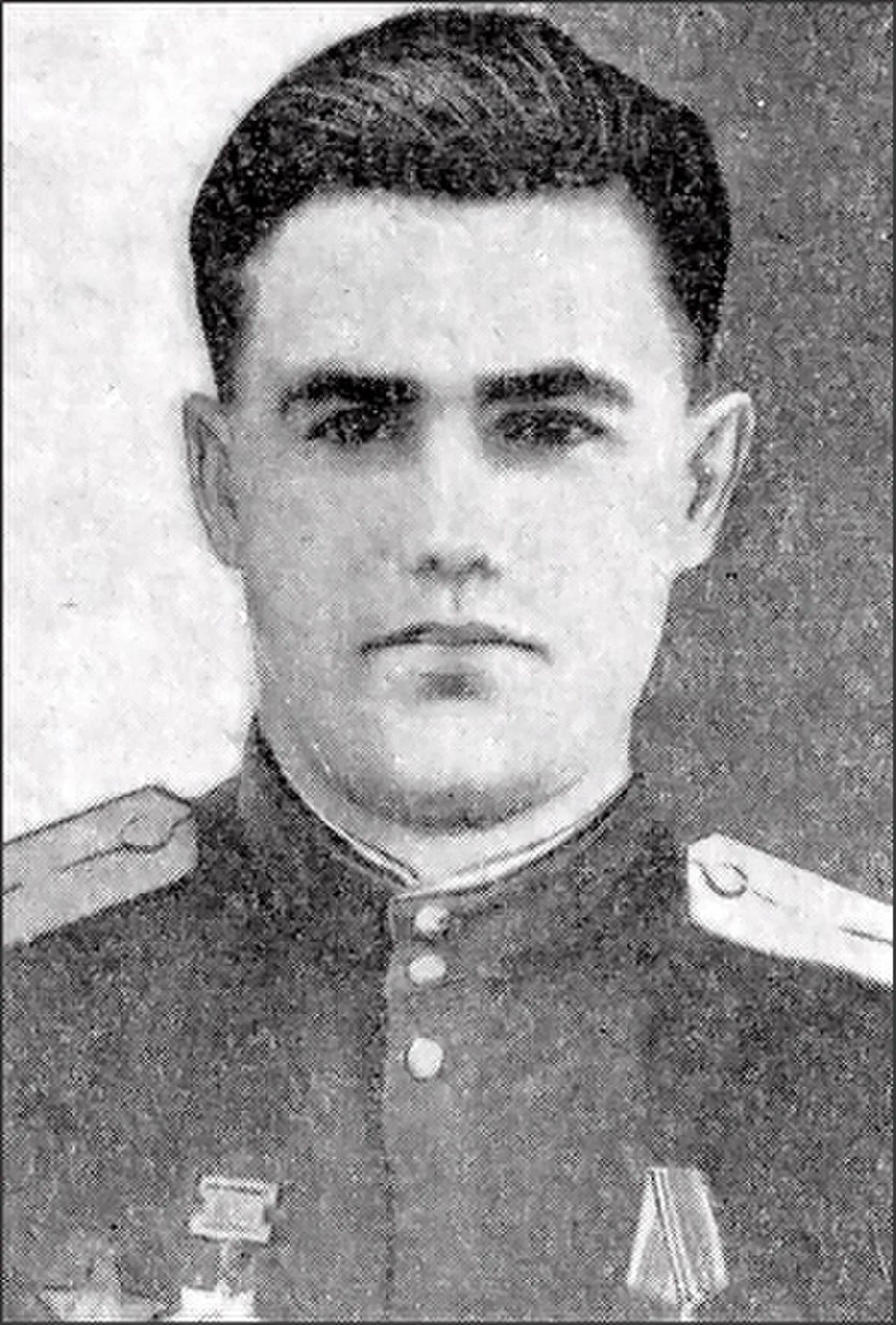 Porträt von Ivan Lavronenko (1922–1944) – Gedenkseite