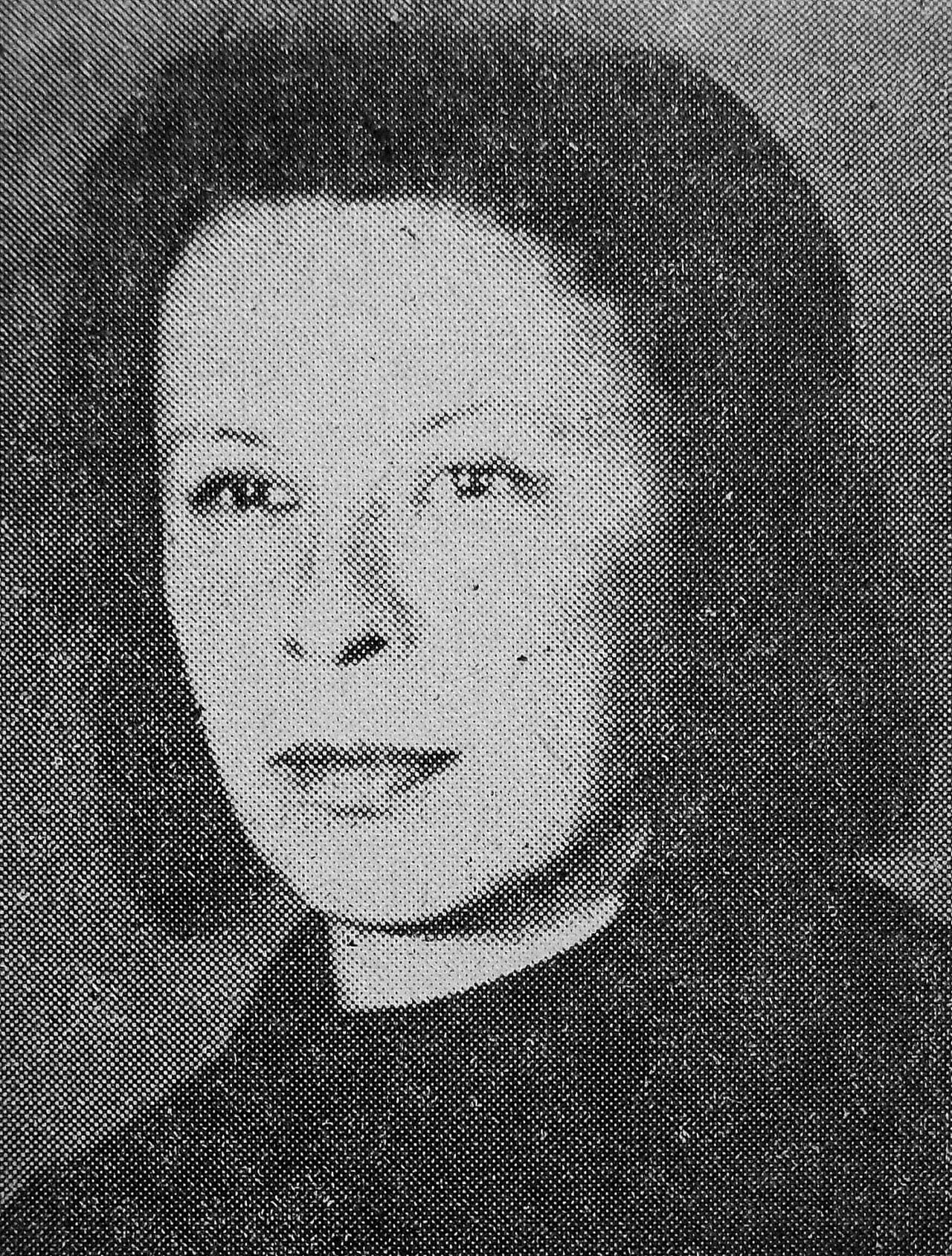 Portrait of Maria Szerocka (1908–1943) – memorial page