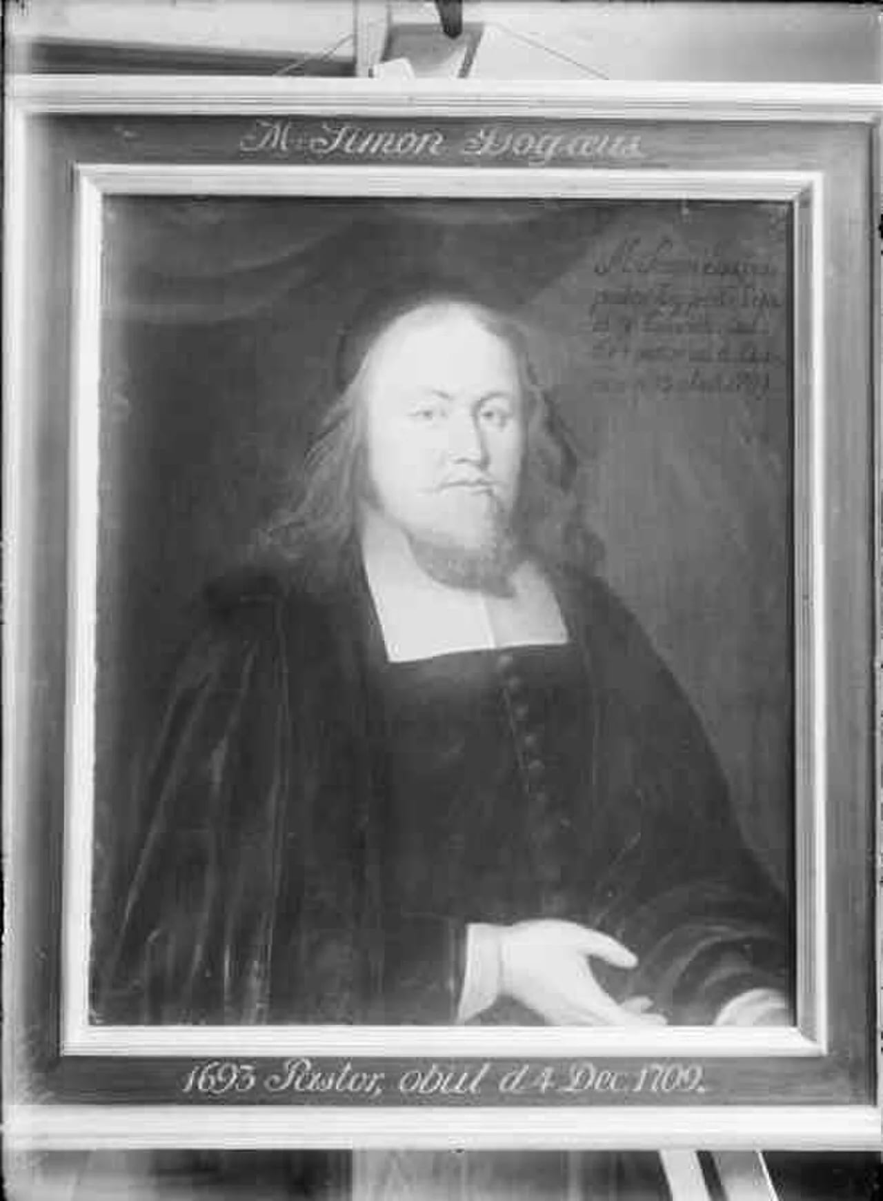 Porträt von Simon Isogaeus (1643–1709) – Gedenkseite