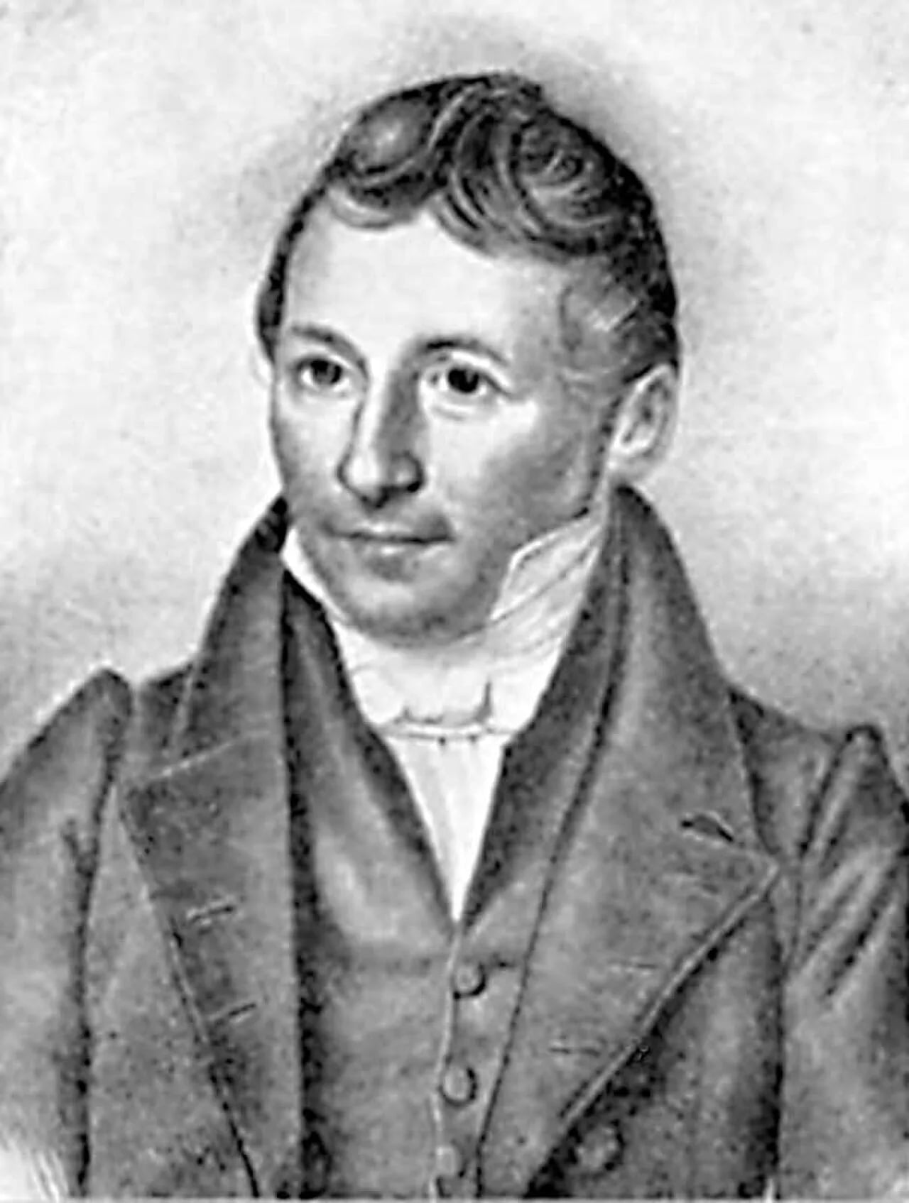 Porträt von Moritz Wilhelm Müller (1784–1849) – Gedenkseite