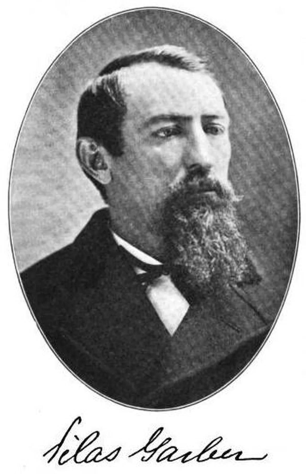 Porträt von Silas Garber (1833–1905) – Gedenkseite