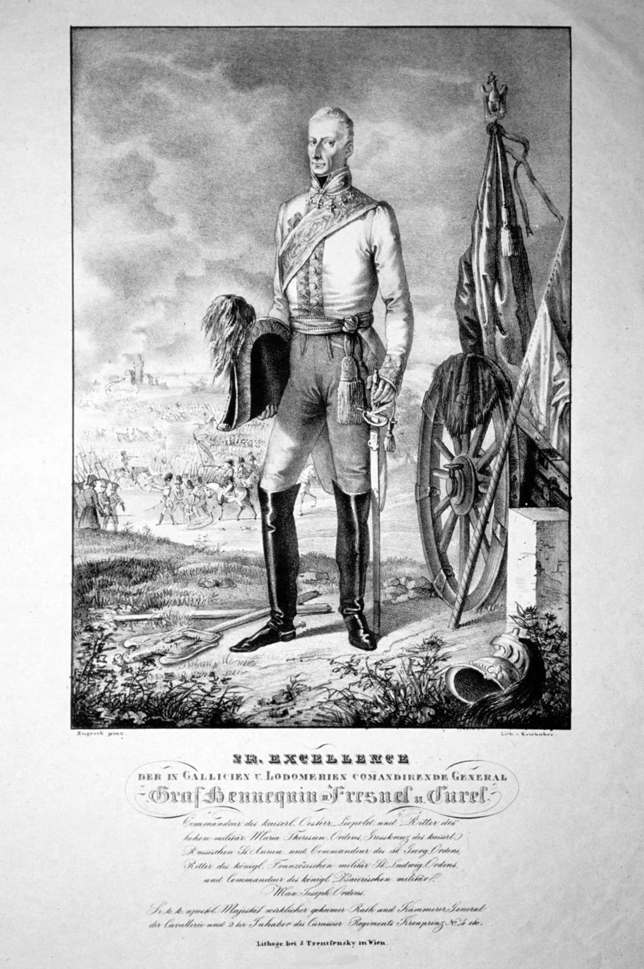 Portrait of Johann Peter Karl Graf Hennequin von Fresnel und Curel (1762–1831) – memorial page