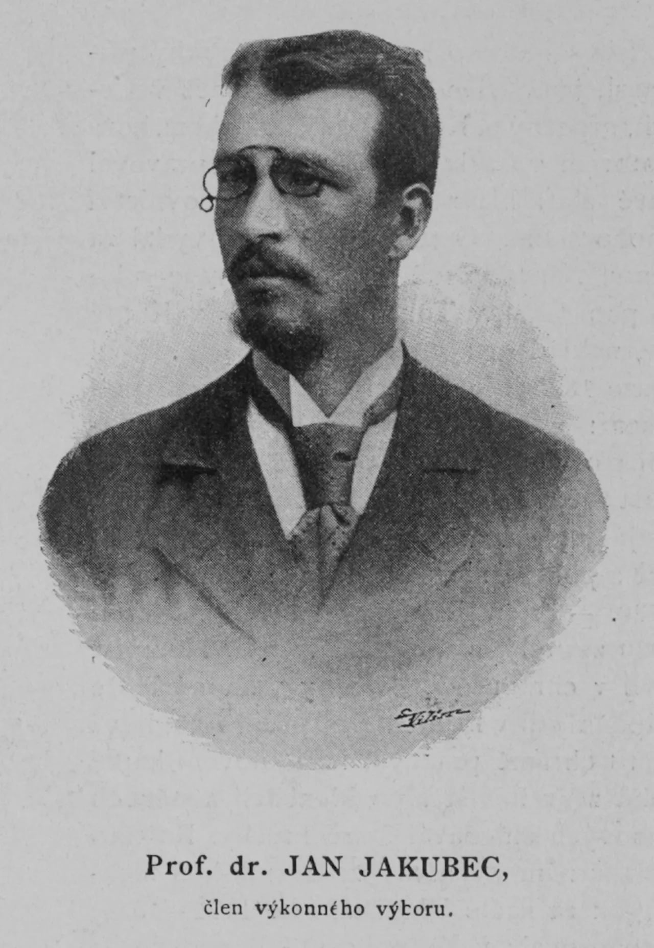 Portrait of Jan Jakubec (1862–1936) – memorial page