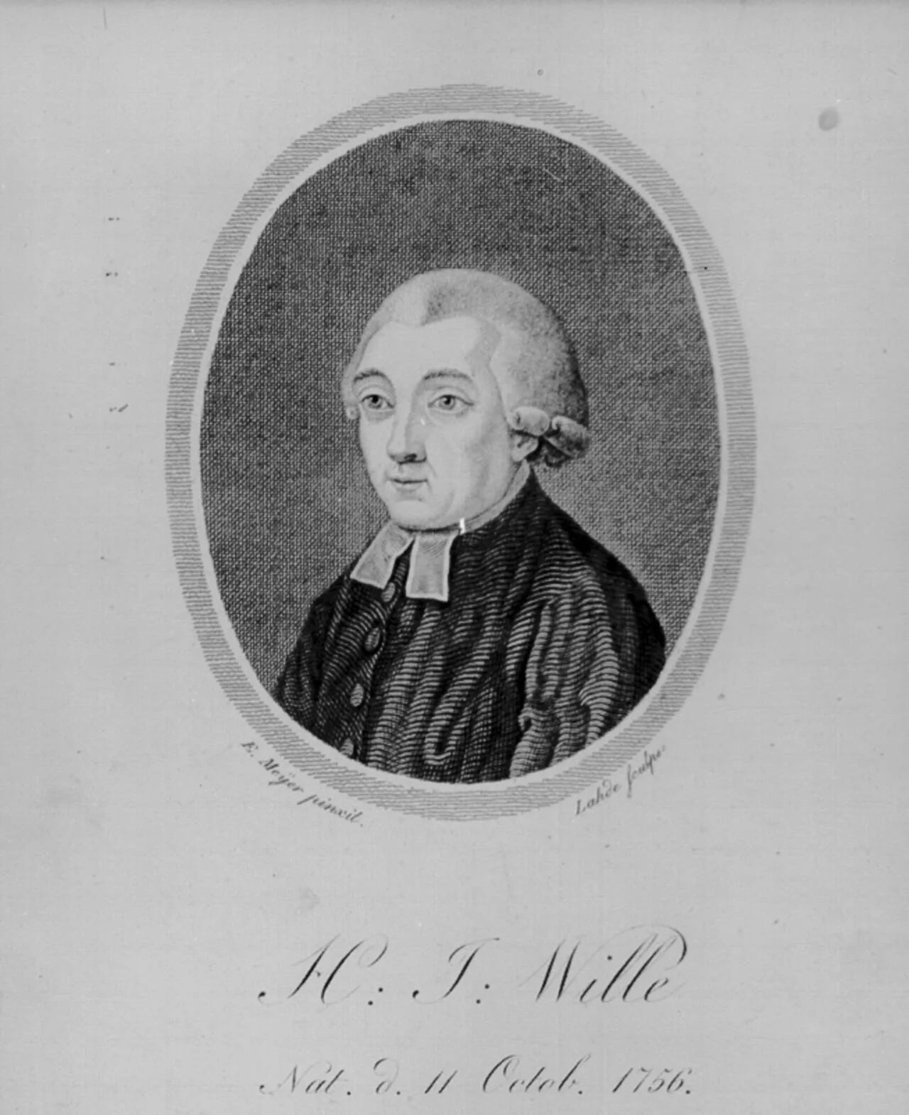 Portrait of Hans Jacob Wille (1756–1808) – memorial page