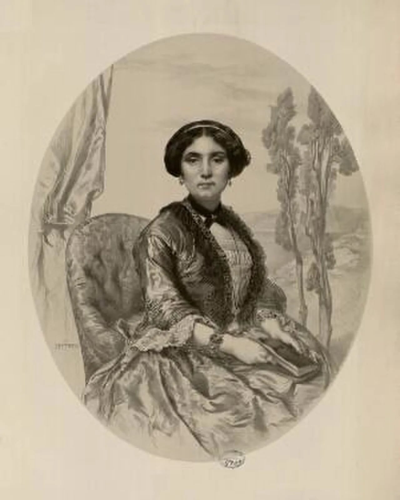 Portrait of Adèle Hommaire de Hell (1810–1883) – memorial page