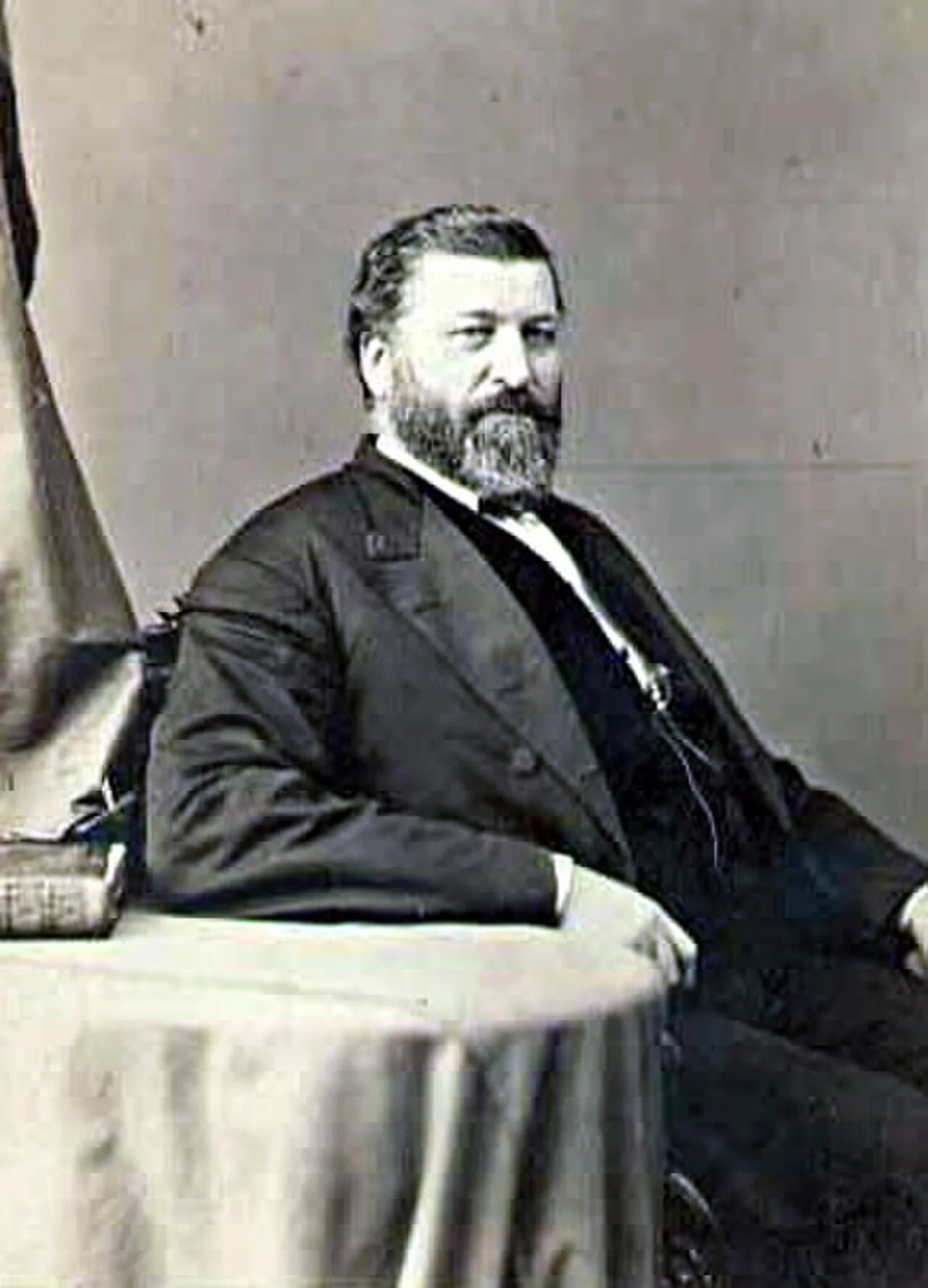 Porträt von Joel Funk Asper (1822–1872) – Gedenkseite