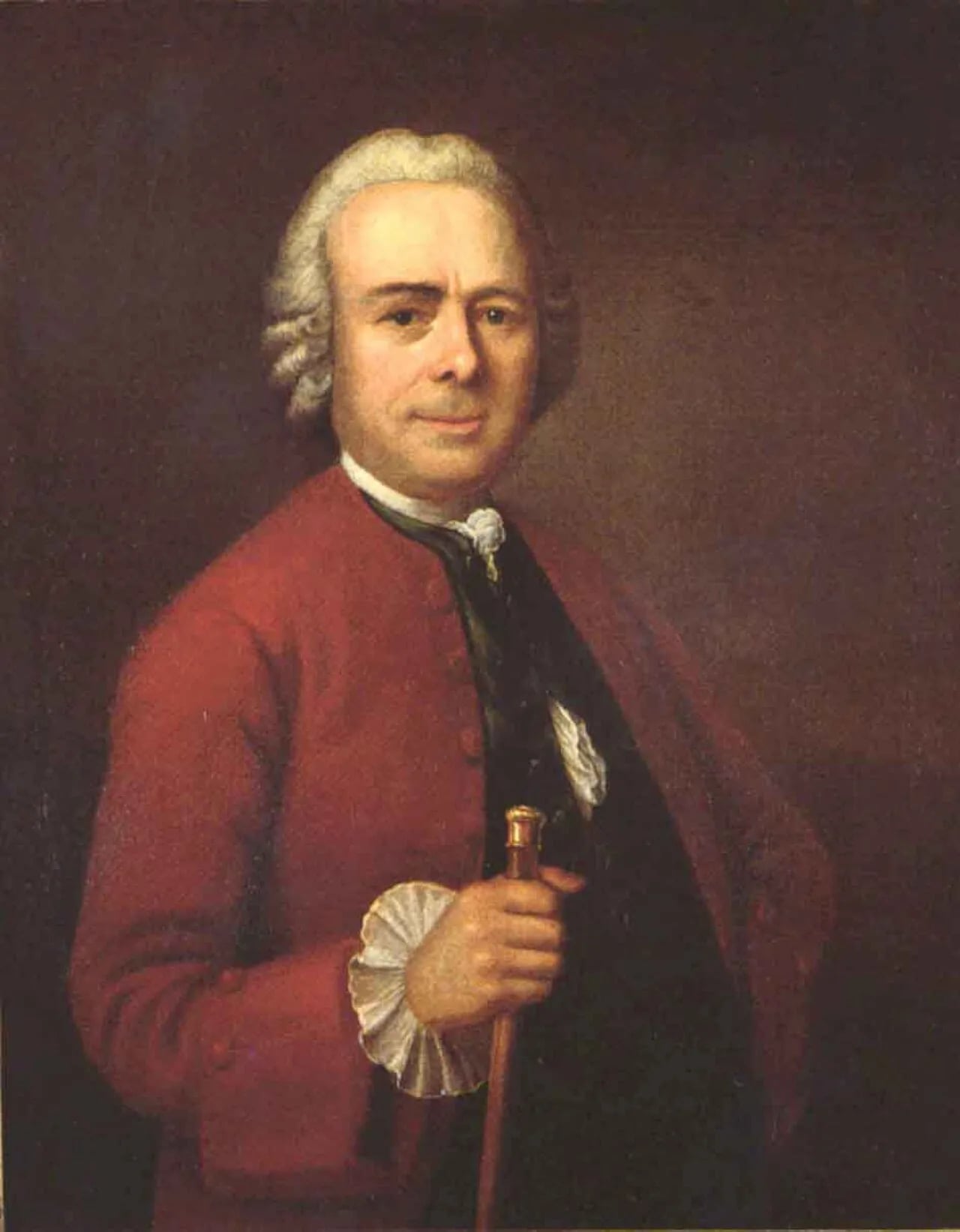 Porträt von Johann Heinrich Scheibler (1705–1765) – Gedenkseite