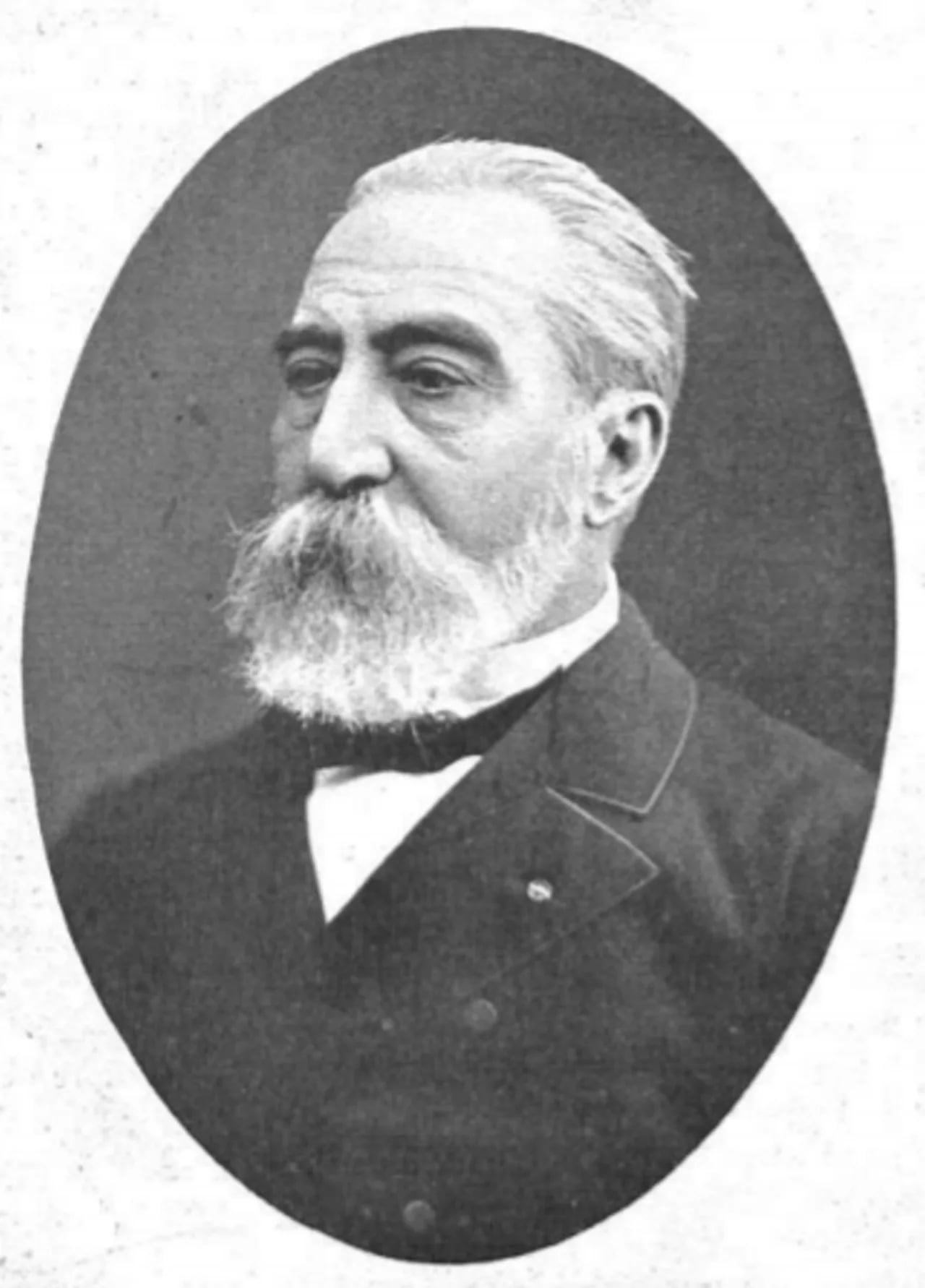 Porträt von Manuel de Bofarull i de Sartorio (1816–1892) – Gedenkseite