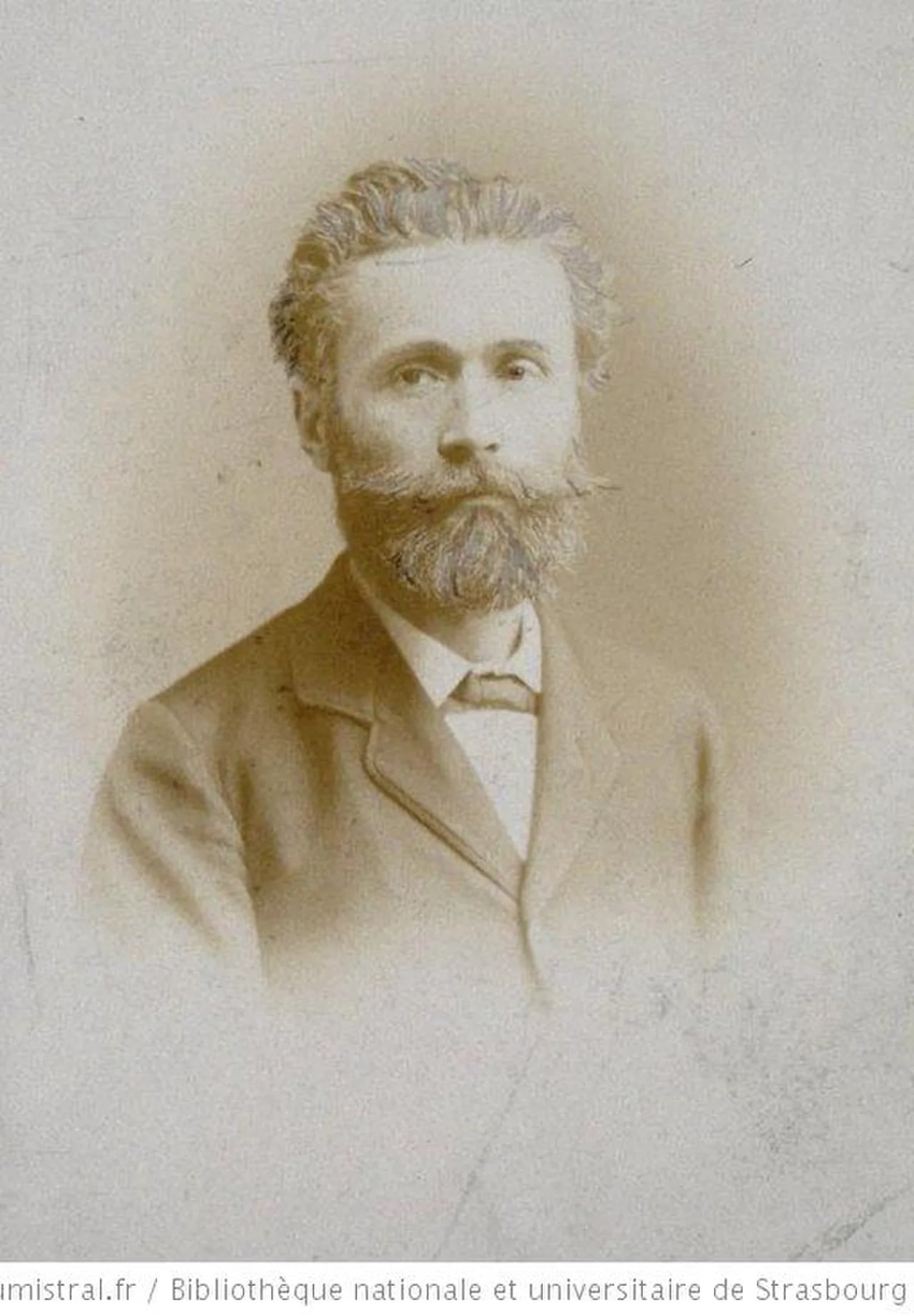 Portrait of Auguste Lustig (1840–1895) – memorial page