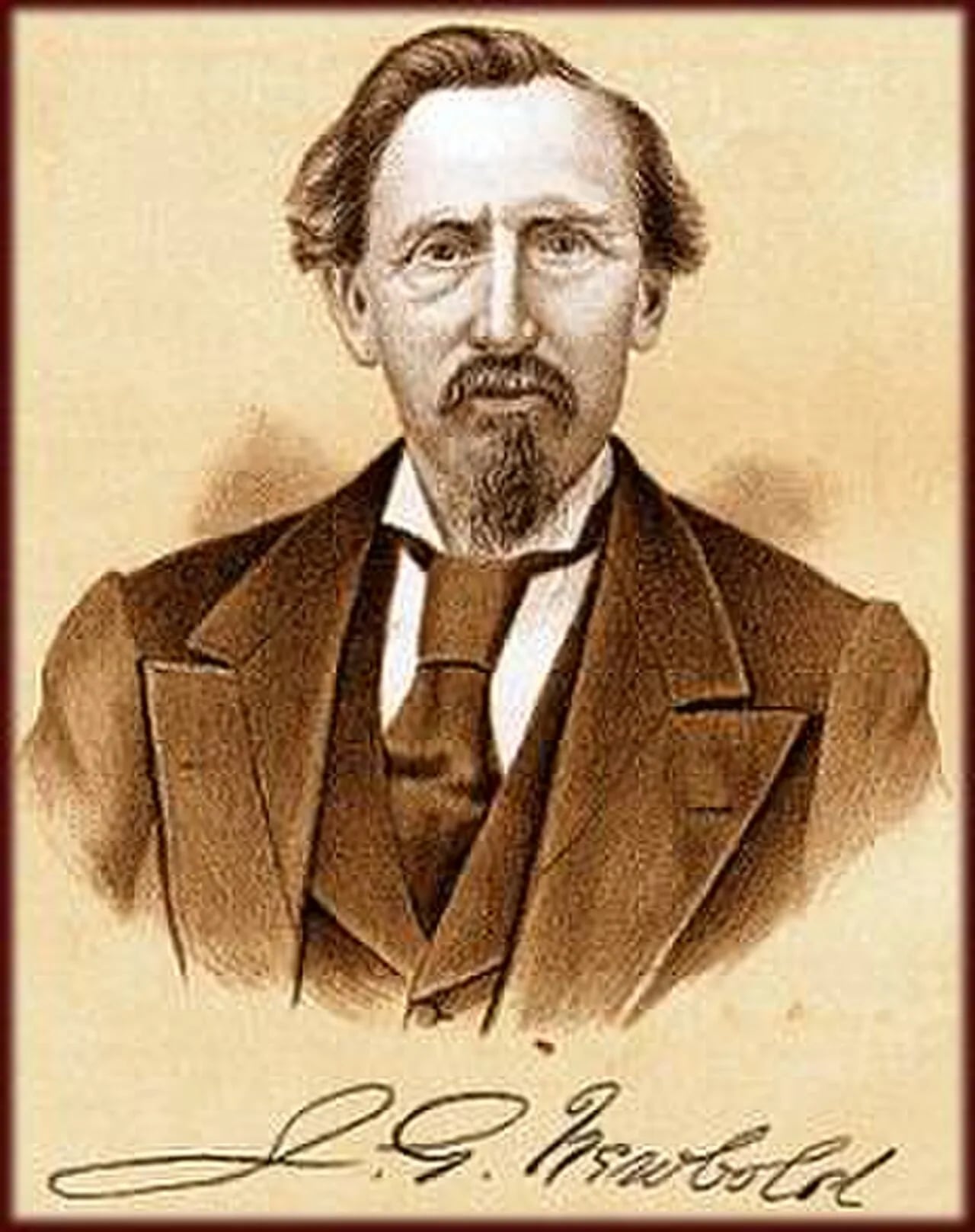 Porträt von Joshua G. Newbold (1830–1903) – Gedenkseite
