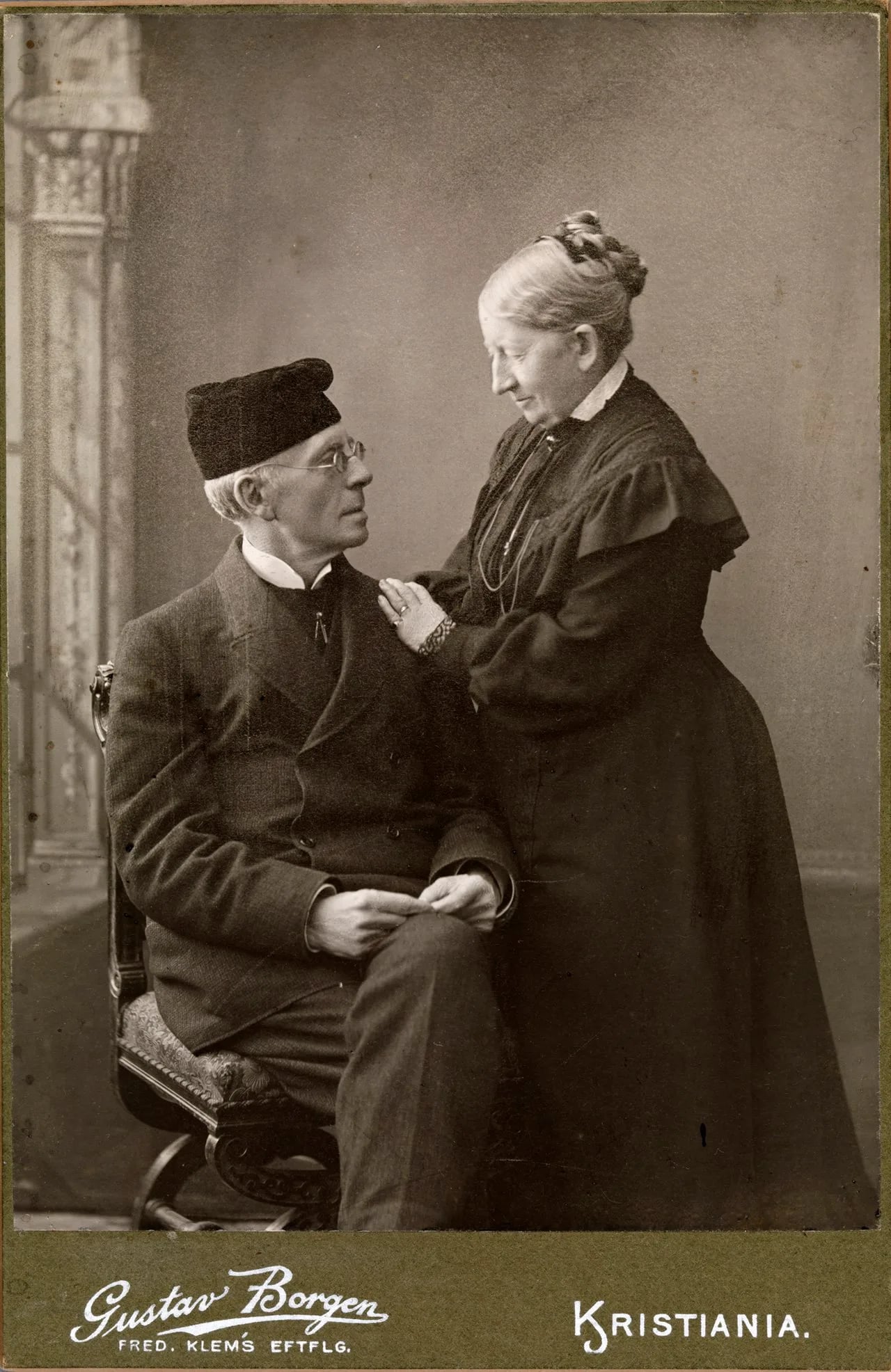 Porträt von Thomasine Lie (1833–1907) – Gedenkseite